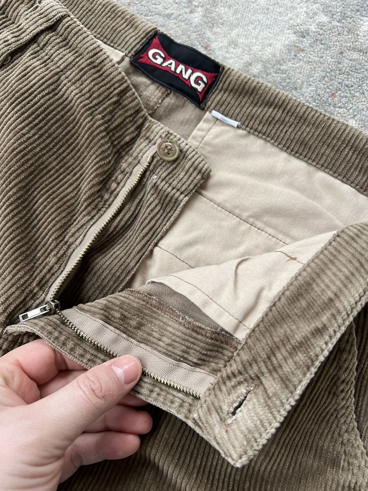 Vintage Vintage Gang Velvet Cargo Pants Size US 32 / EU 48 - 4 Thumbnail