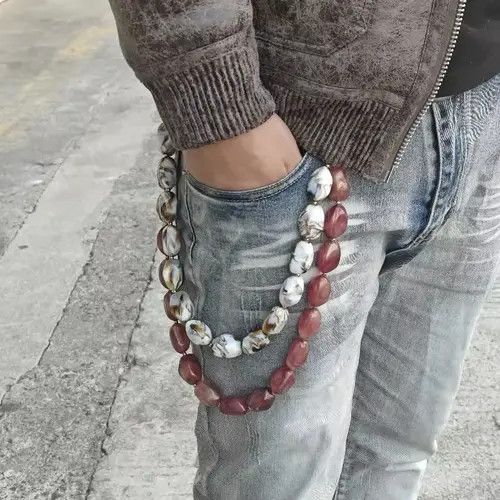 Jewelry Ishihara x Juri Dual later Imitation Stone Pants Chain Size ONE SIZE - 6 Thumbnail