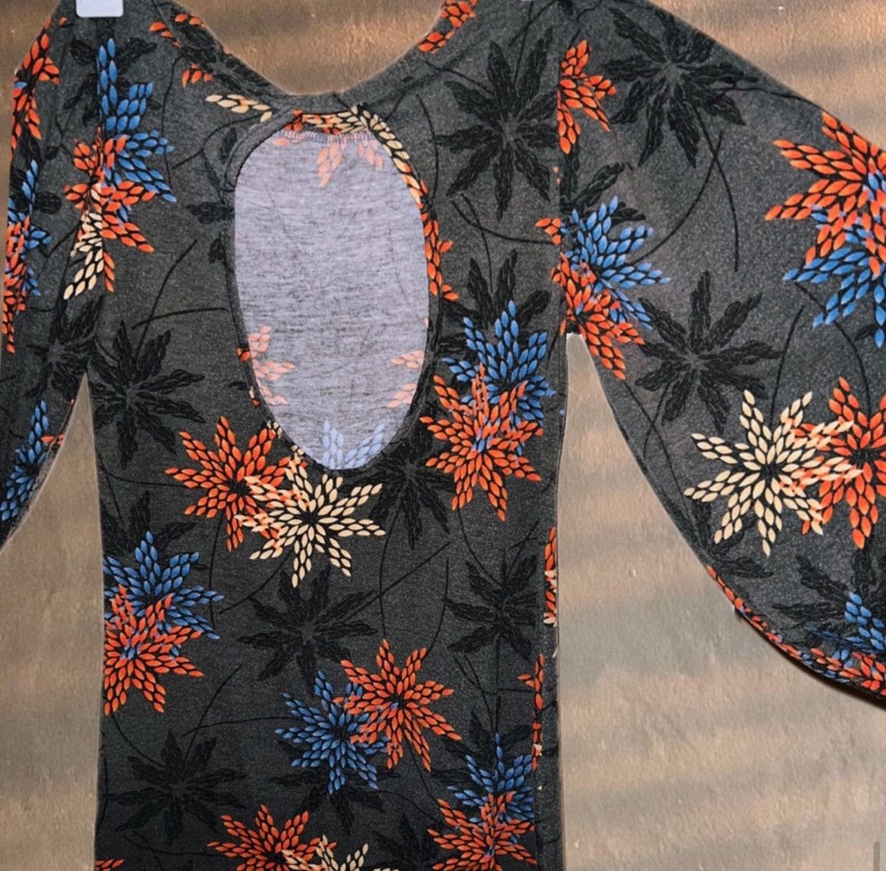 Vintage EDC lantern sleeve keyhole 60s batwing burning man festival Size S / US 4 / IT 40 - 3 Thumbnail