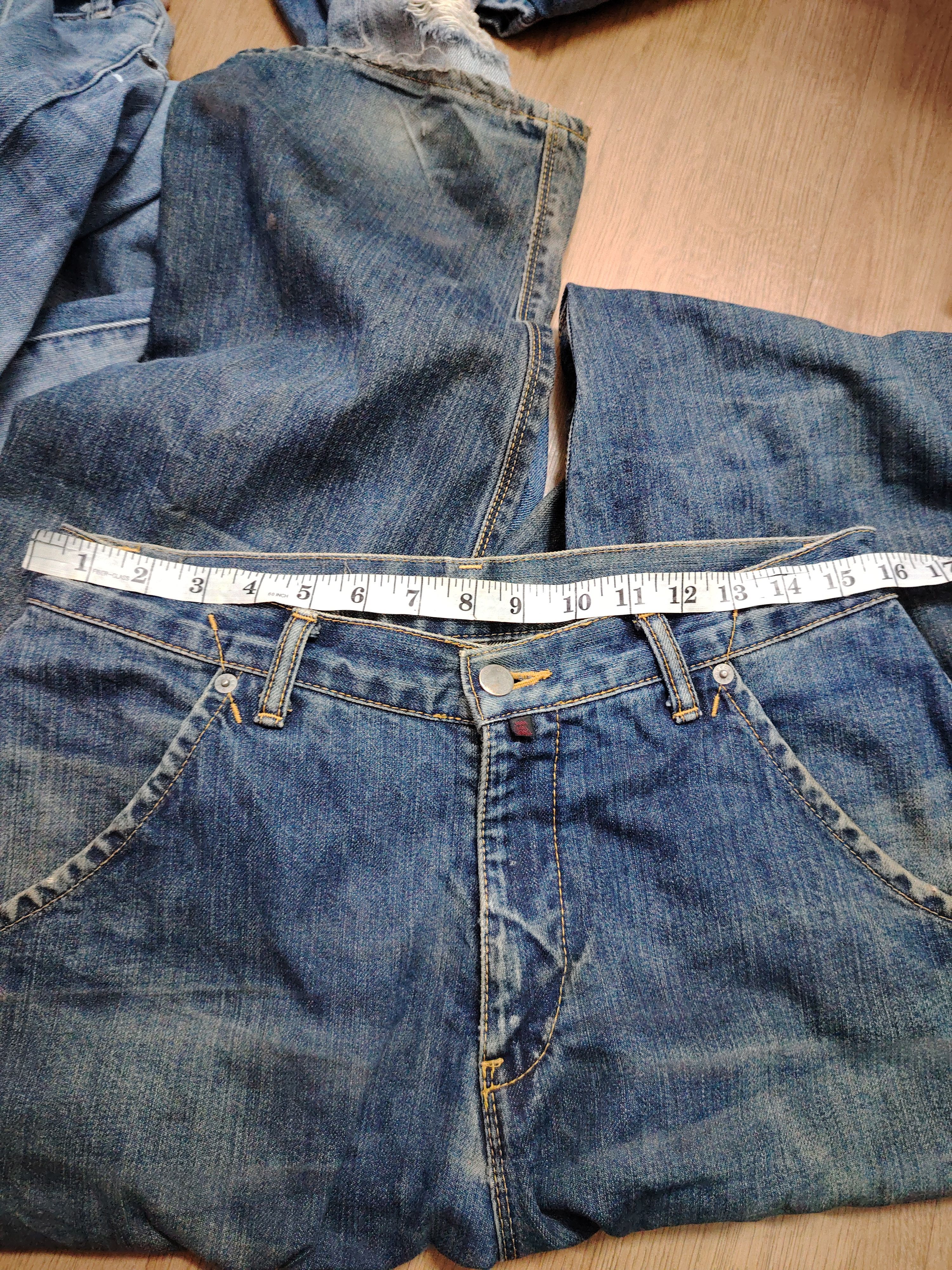 BAL 💥BEST OFFER💥VINTAGE BAL DENIM BUDDY DISTRESSED DENIM Size US 32 / EU 48 - 17 Thumbnail