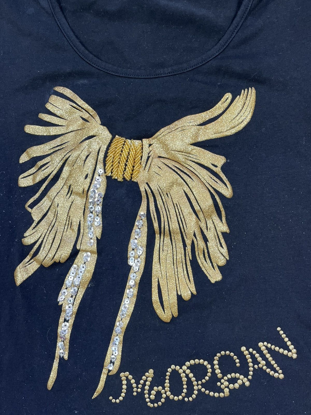 Morgan De Toi Vintage Morgan de Toi glamour logo tee top size M Size S / US 4 / IT 40 - 2 Thumbnail