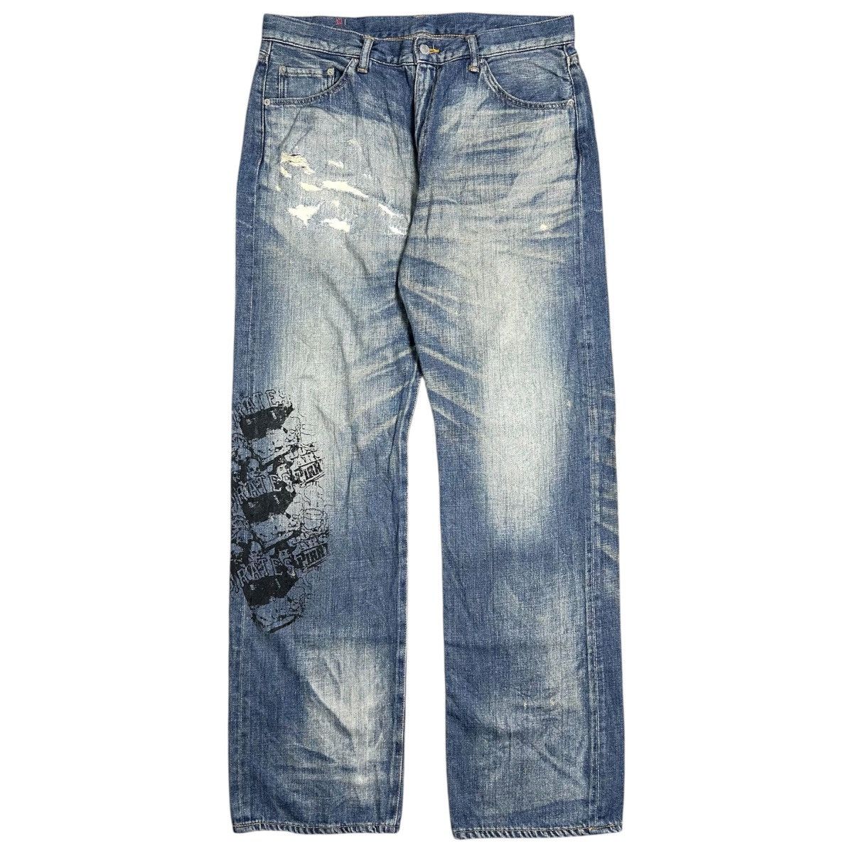 パンツ SWAGGER pirates denim Swagger Vintage y2k Swagger Pirates Distred Denim | Grailed