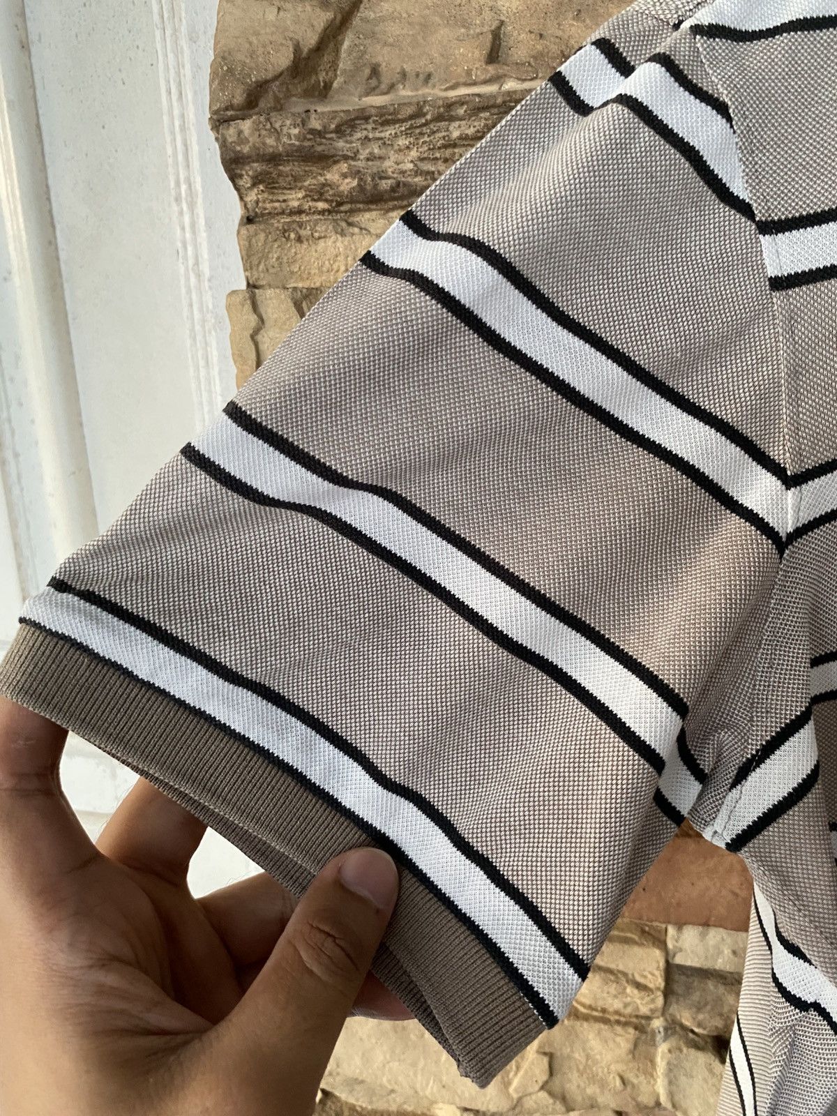 Burberry Vintage Burberry London Stripes Polo Shirt Size US M / EU 48-50 / 2 - 5 Thumbnail