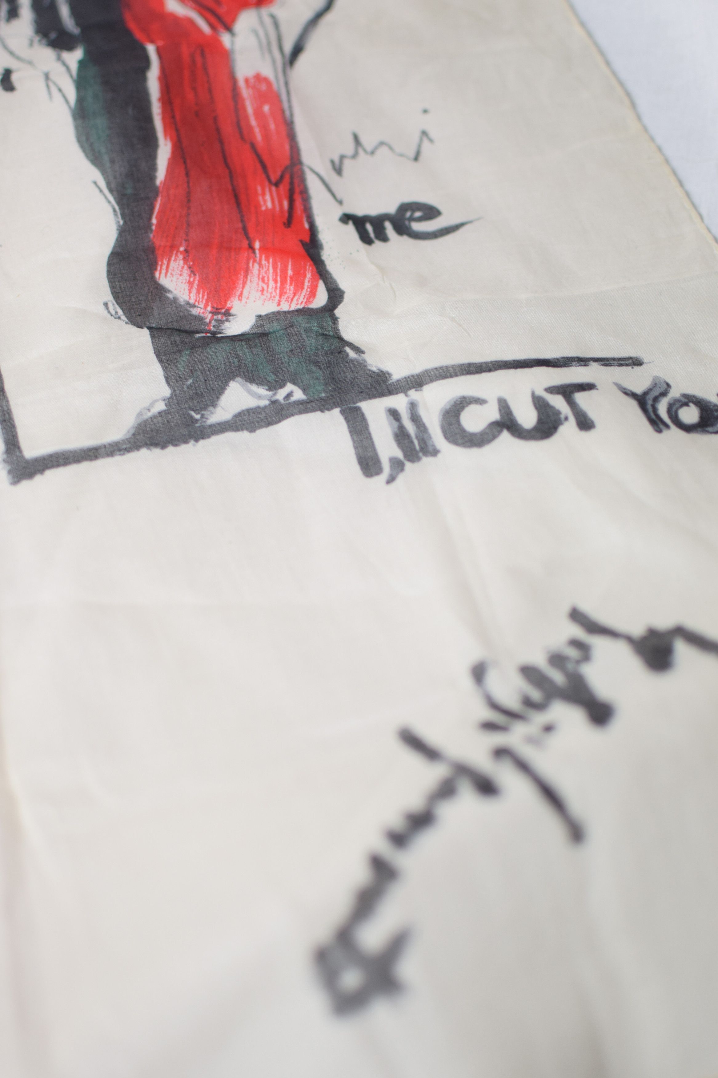 Yohji Yamamoto YYPH SS17 Rare Novelty Handkerchief Size ONE SIZE - 6 Thumbnail