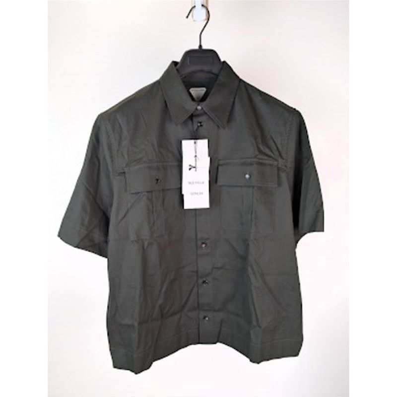 Bottega Veneta o1rshd1 Soft Organic Cotton T-shirt in Camping Size US M / EU 48-50 / 2 - 2 Thumbnail