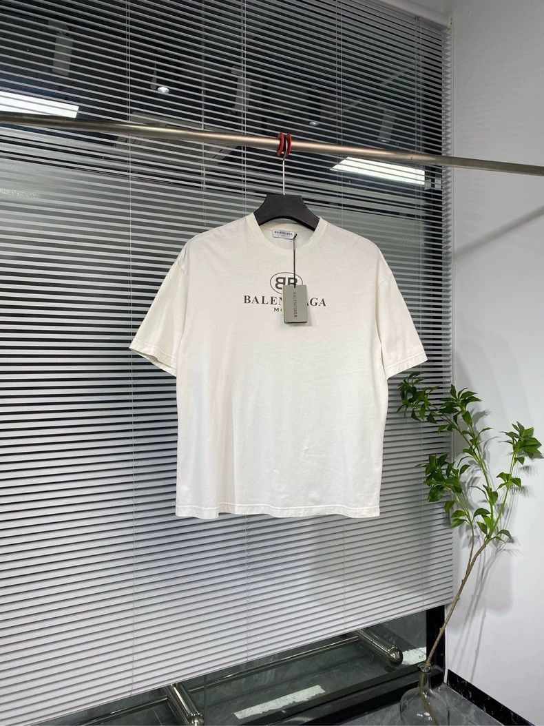 Balenciaga Balenciaga Double B printed logo short sleeves 2503-Nextarr Size US XS / EU 42 / 0 - 1 Thumbnail