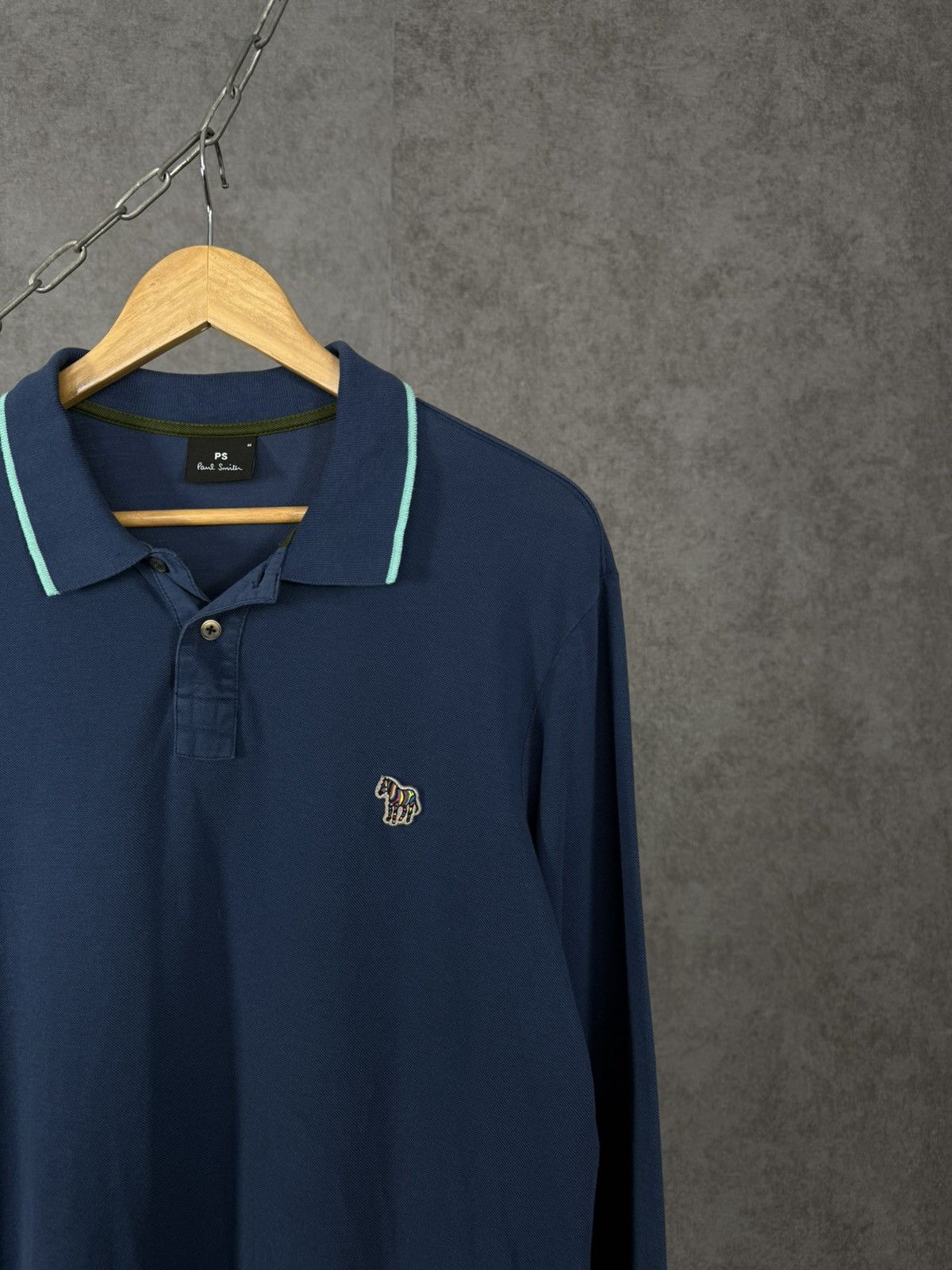 Paul Smith Paul Smith designer logo polo longsleeve Size US M / EU 48-50 / 2 - 2 Thumbnail