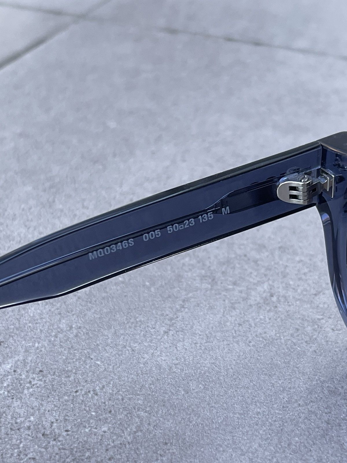 Alexander McQueen !DS! SS23 Alexander Mcqueen MQ0346S Tiny Blue Sunglasses Size ONE SIZE - 20 Thumbnail