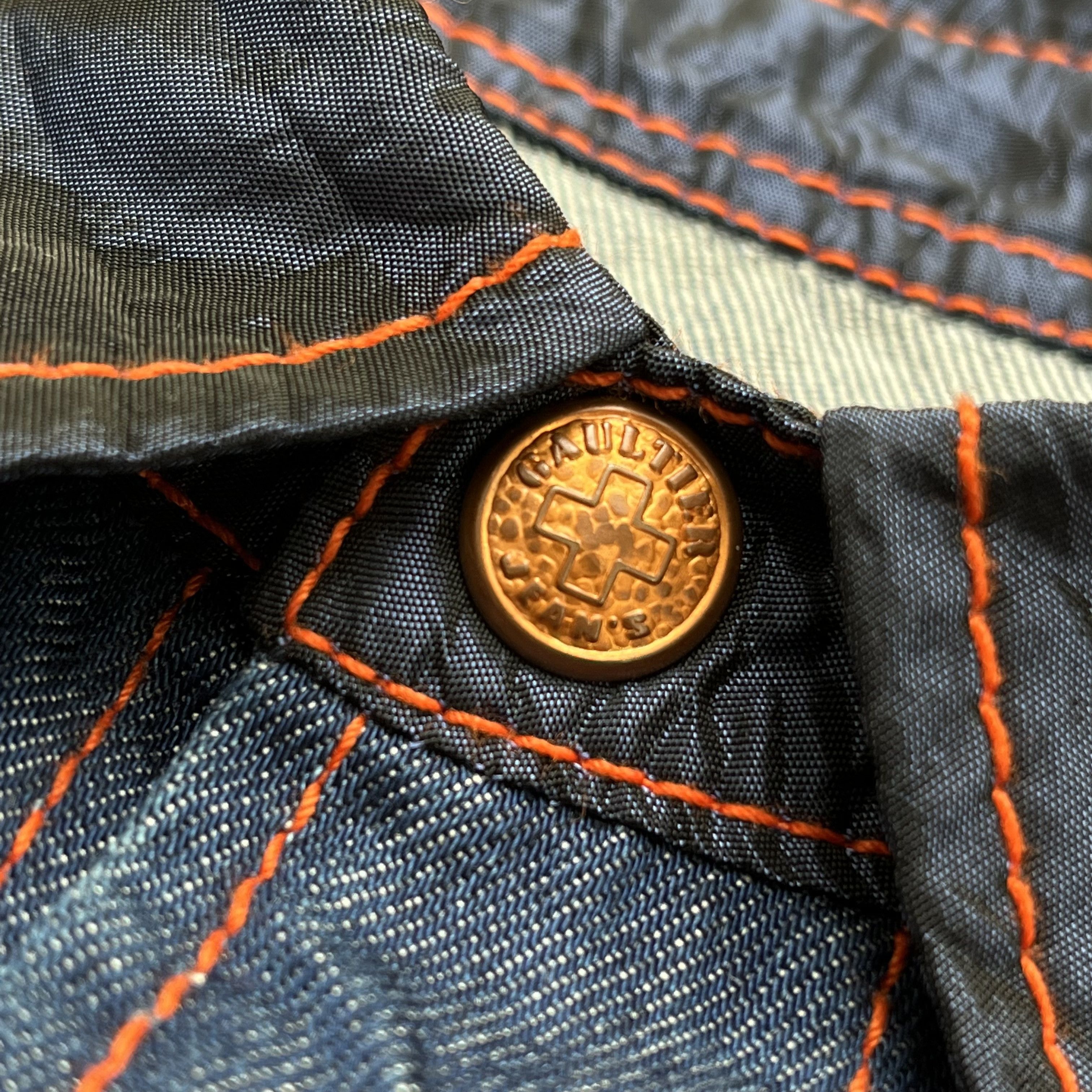 Jean Paul Gaultier Jean Paul Gaultier "Jeans Gaultier" Denim And Sateen Shirt Size US M / EU 48-50 / 2 - 4 Thumbnail