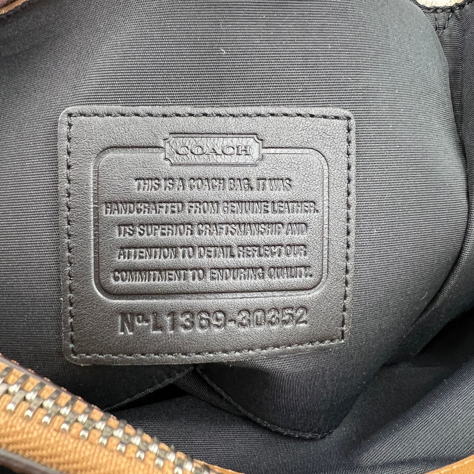 Coach Coach XL Borough Bag Camel Glove Tan Leather Handbag Purse Size ONE SIZE - 3 Thumbnail