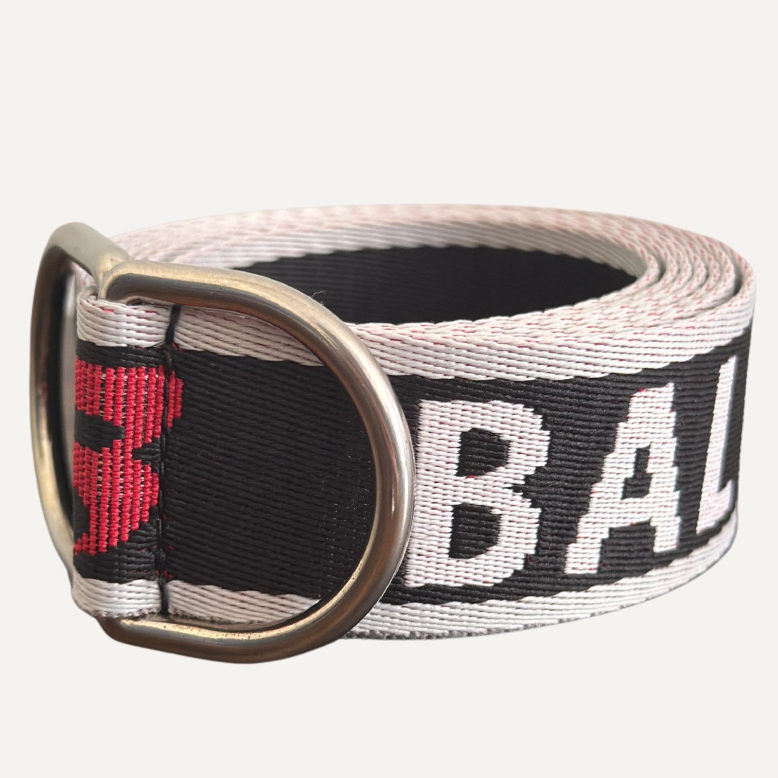 Balenciaga Balenciaga D Ring AOP Jacquard Belt Silver HW Italy Size ONE SIZE - 1 Thumbnail