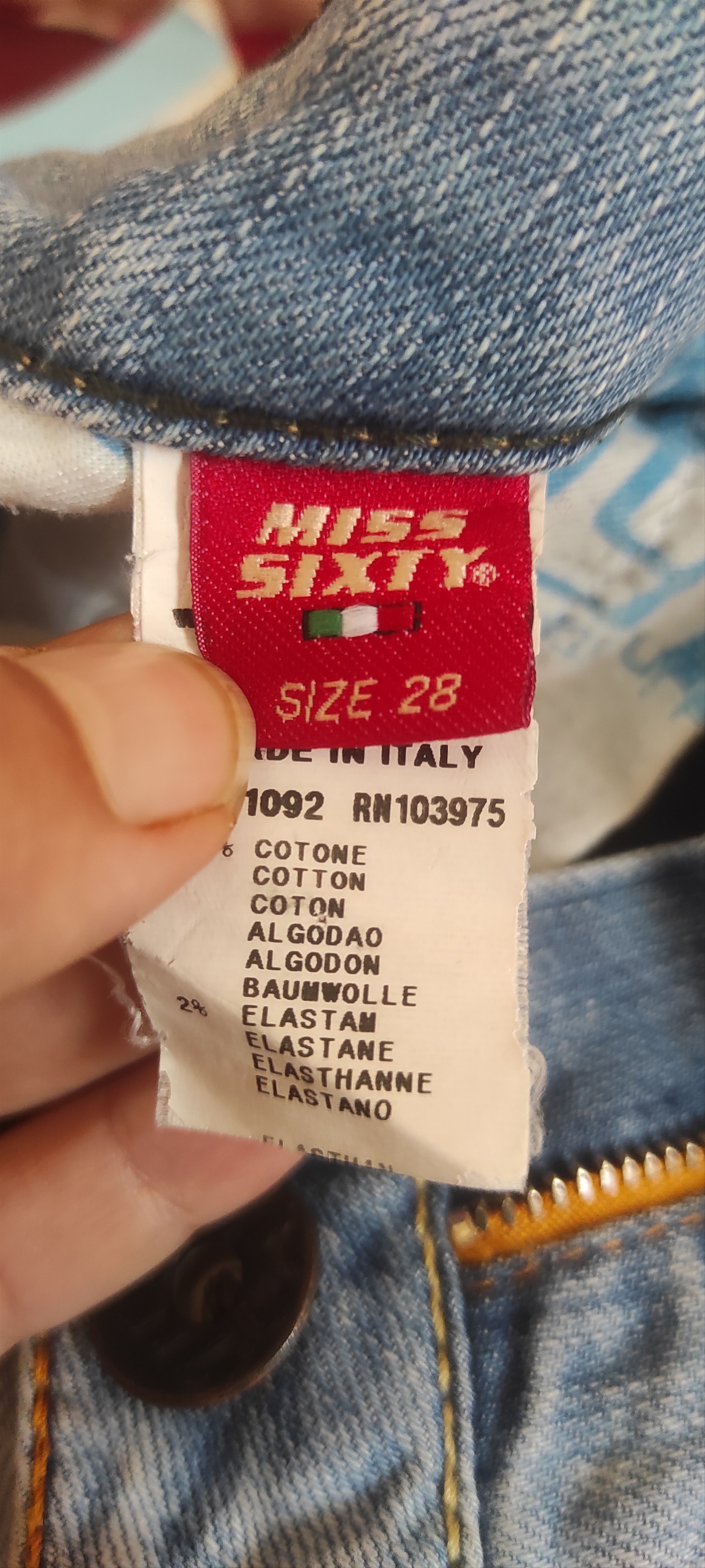 Miss SIxty Vintage Y2K Ultra Low Rise Stretch Bootcut Jeans