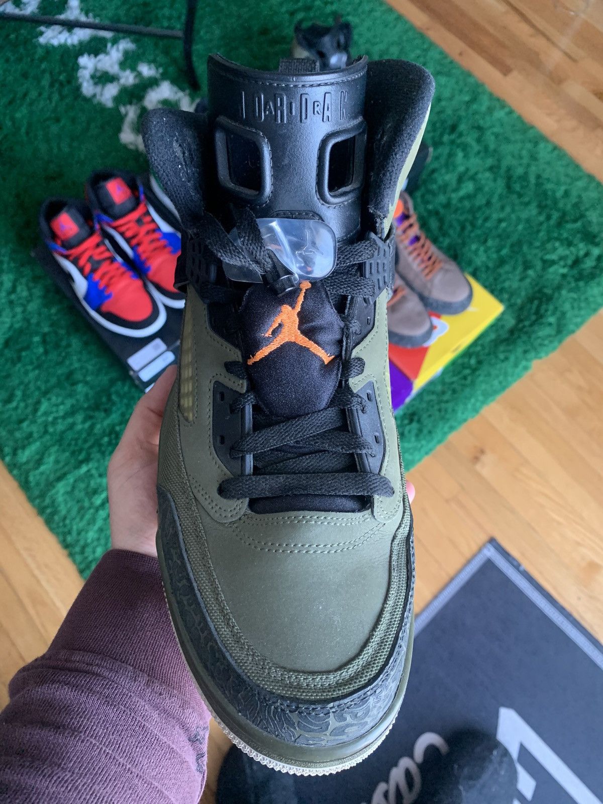 Jordan Brand Jordan Spizike Olive Canvas Size US 11 / EU 44 - 9 Thumbnail