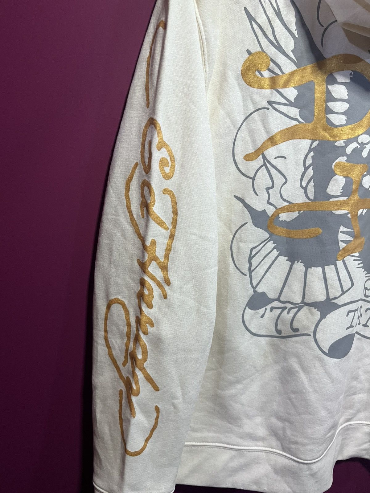 Ed Hardy Ed hardy damaged hoodie Size US XL / EU 56 / 4 - 14 Thumbnail