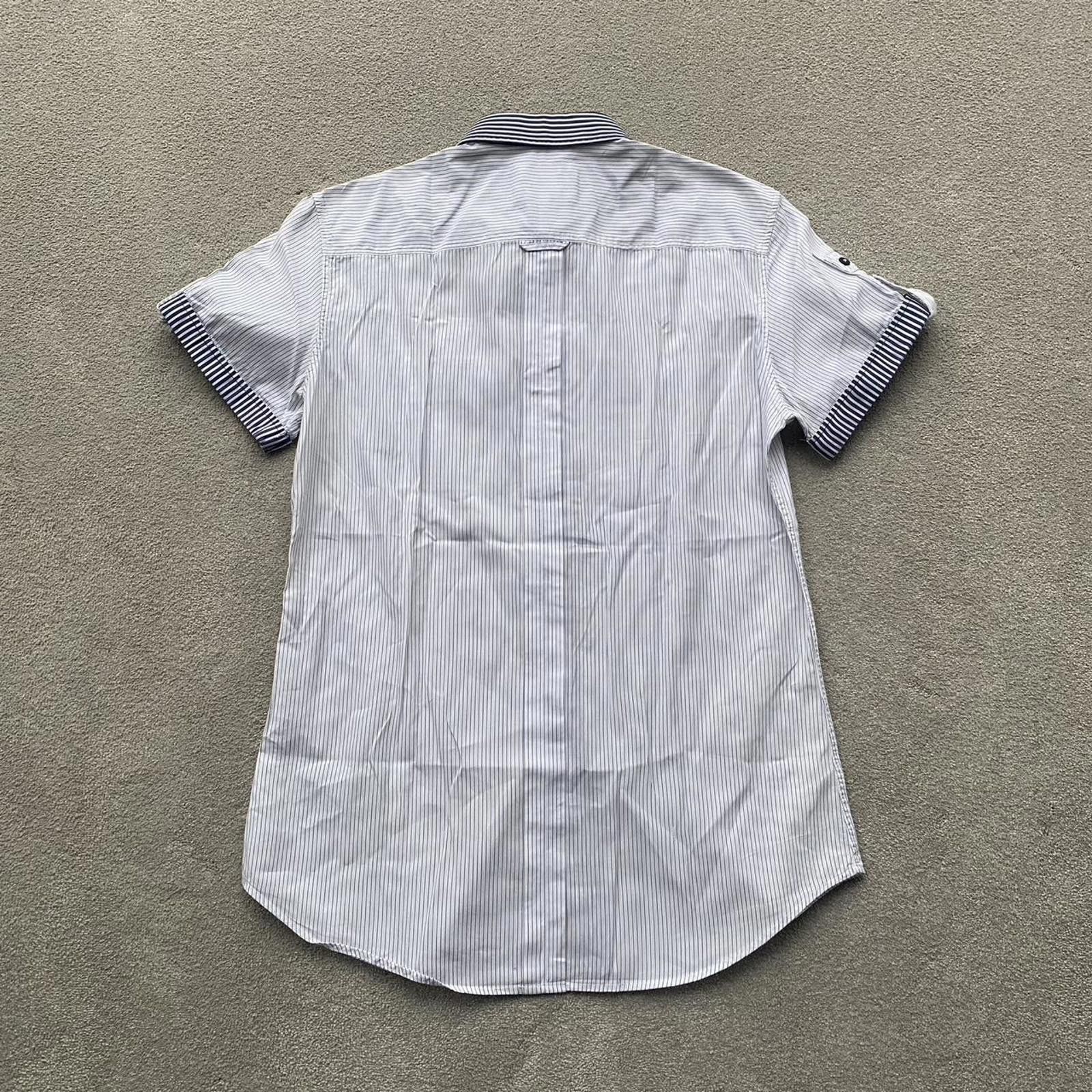 Dolce & Gabbana Dolce & Gabbana D&G Striped Short Sleeve Button Up Shirt Size US L / EU 52-54 / 3 - 3 Thumbnail