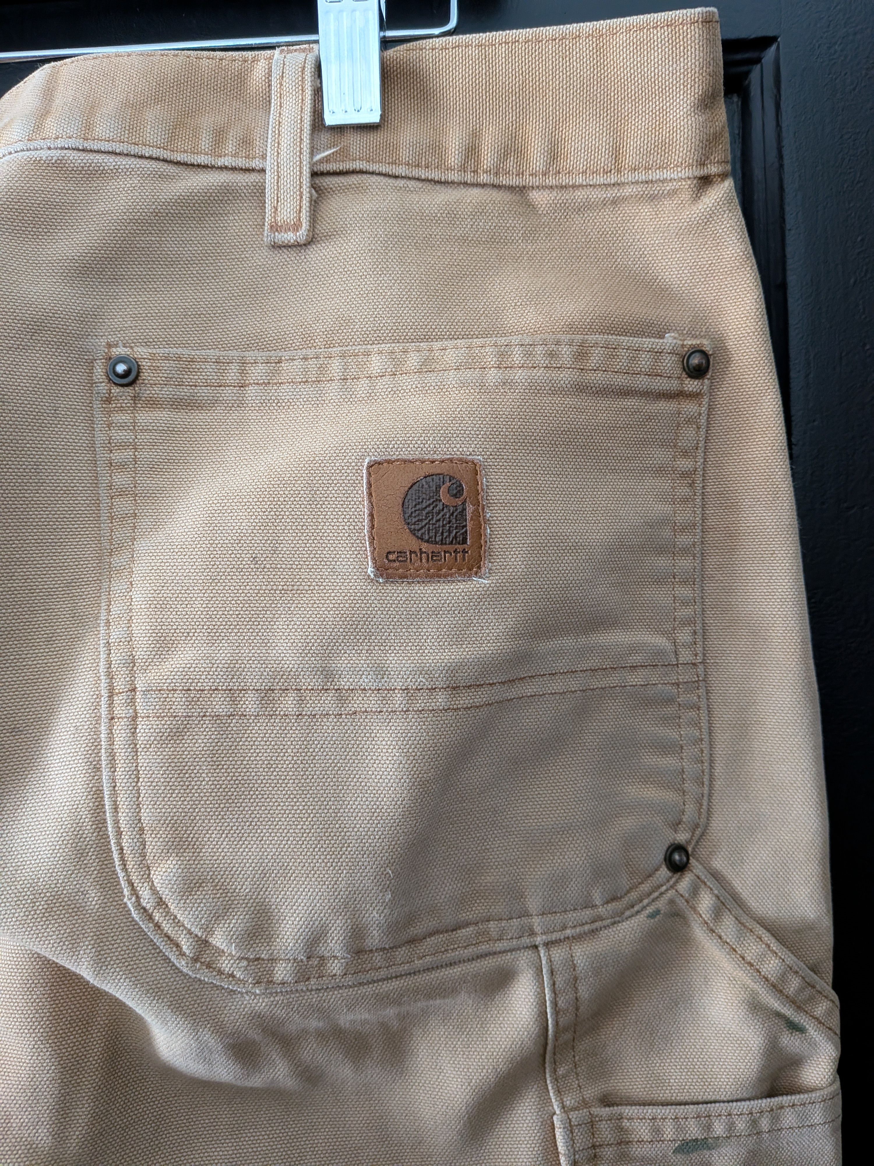 Carhartt Tapered Knee Double Front Work Pants Size US 36 / EU 52 - 6 Thumbnail