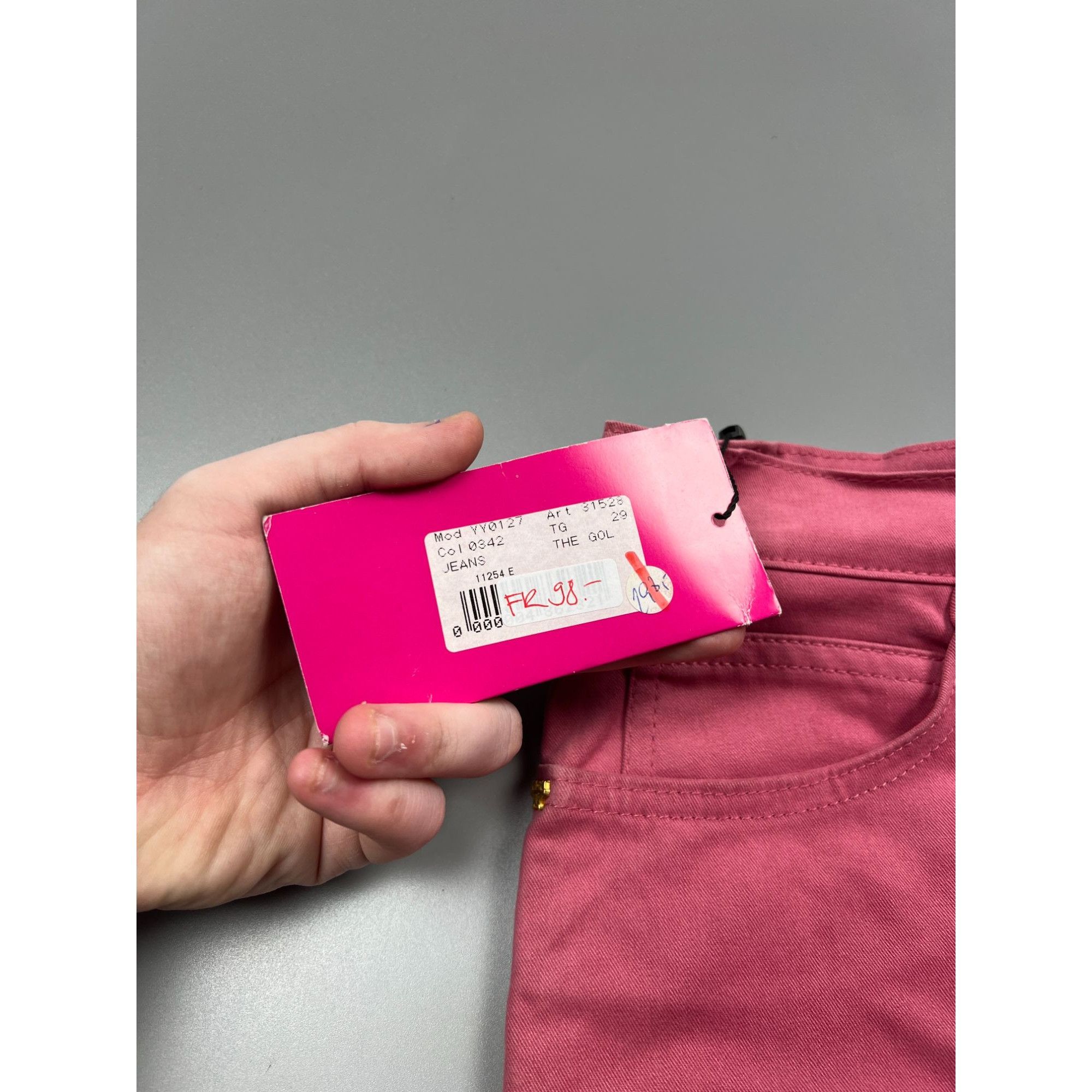 MCM MCM Pink Denim Jeans Pants (Y0838) Size 29" - 13 Thumbnail