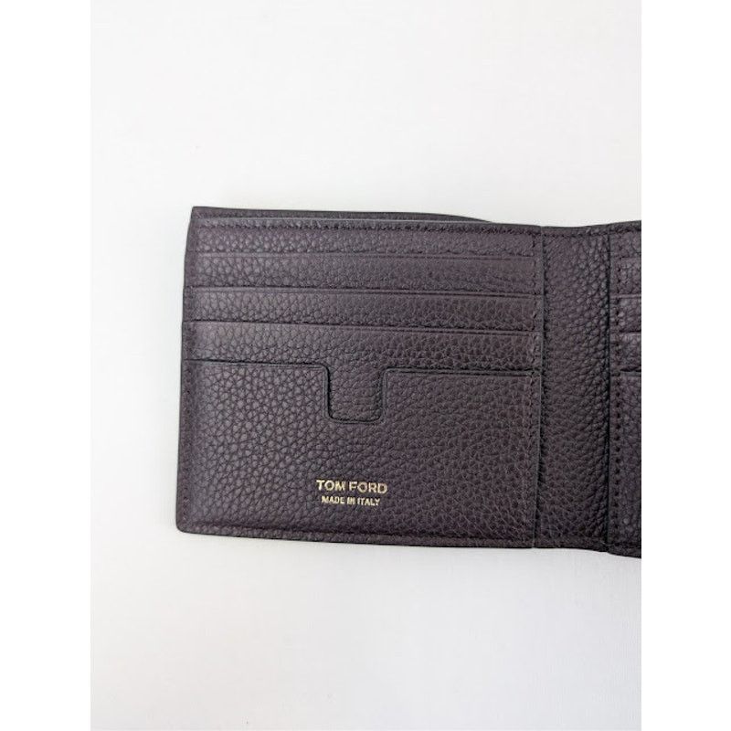 Tom Ford o1rshd1 Size: OS / Grain Leather Classic Bifold Wallet Brown Size ONE SIZE - 9 Thumbnail