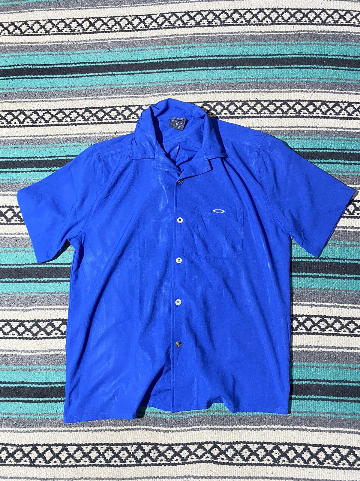 Oakley 2000s Oakley - Camp Collar Shirt Size US L / EU 52-54 / 3 - 3 Thumbnail