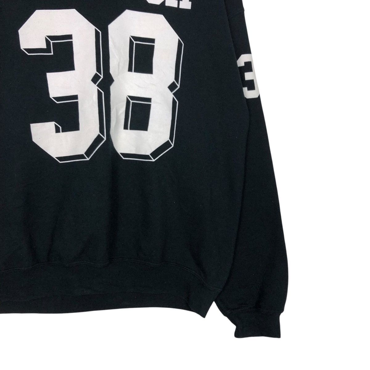 Japanese Brand × Vintage 📌Vintage Sweatshirt Streetwear Style Negatives 38 Big Logo Size US L / EU 52-54 / 3 - 6 Thumbnail