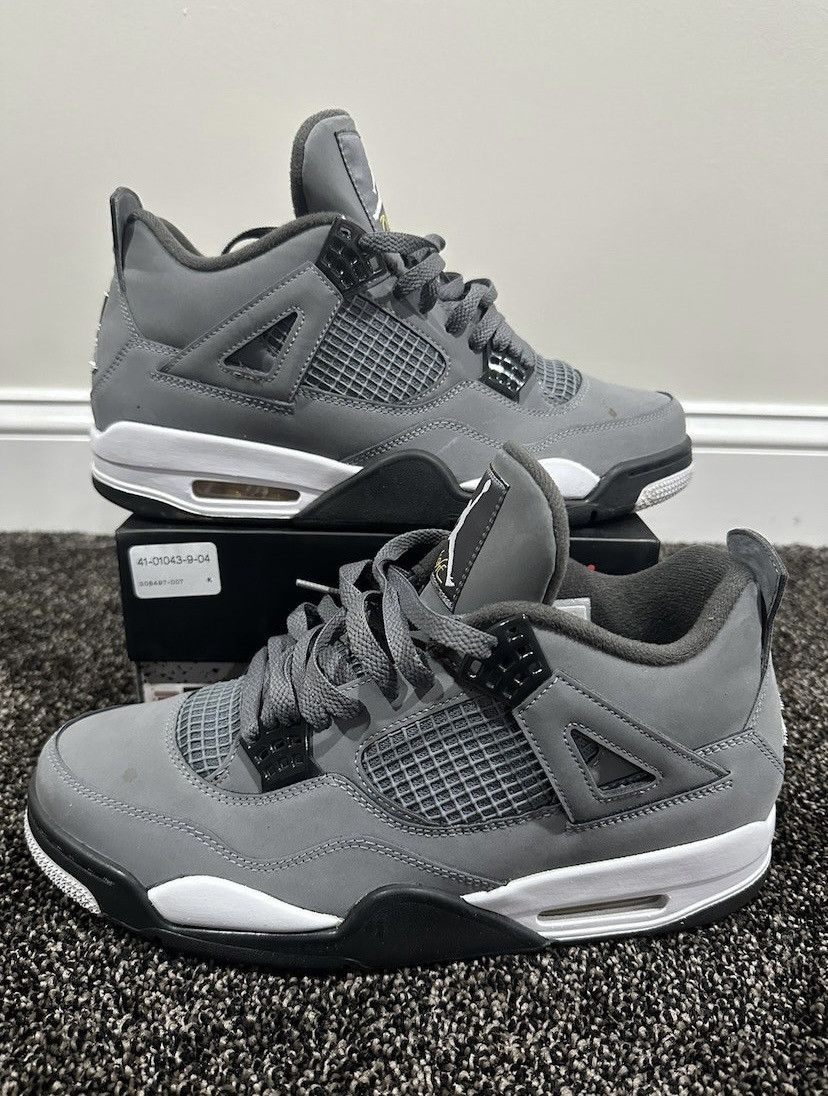 Jordan 4 cool clearance grey size 9