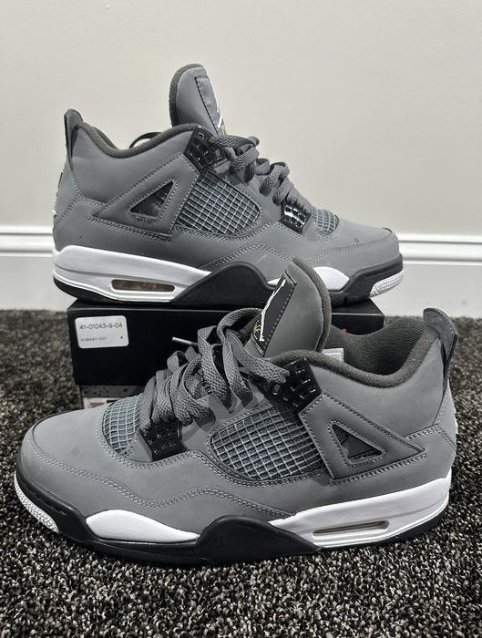 Jordan 4 cool grey on sale 9.5