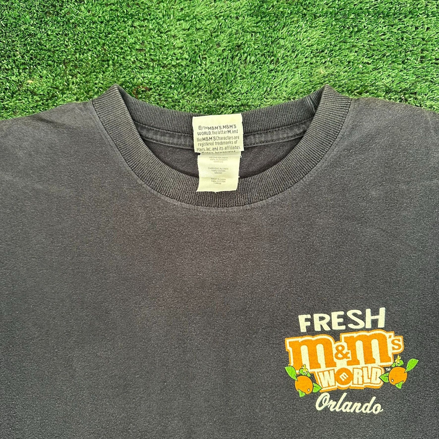 Vintage Vintage Y2K M&M's World Orlando T-Shirt Funny Florida Orange Size US L / EU 52-54 / 3 - 5 Thumbnail