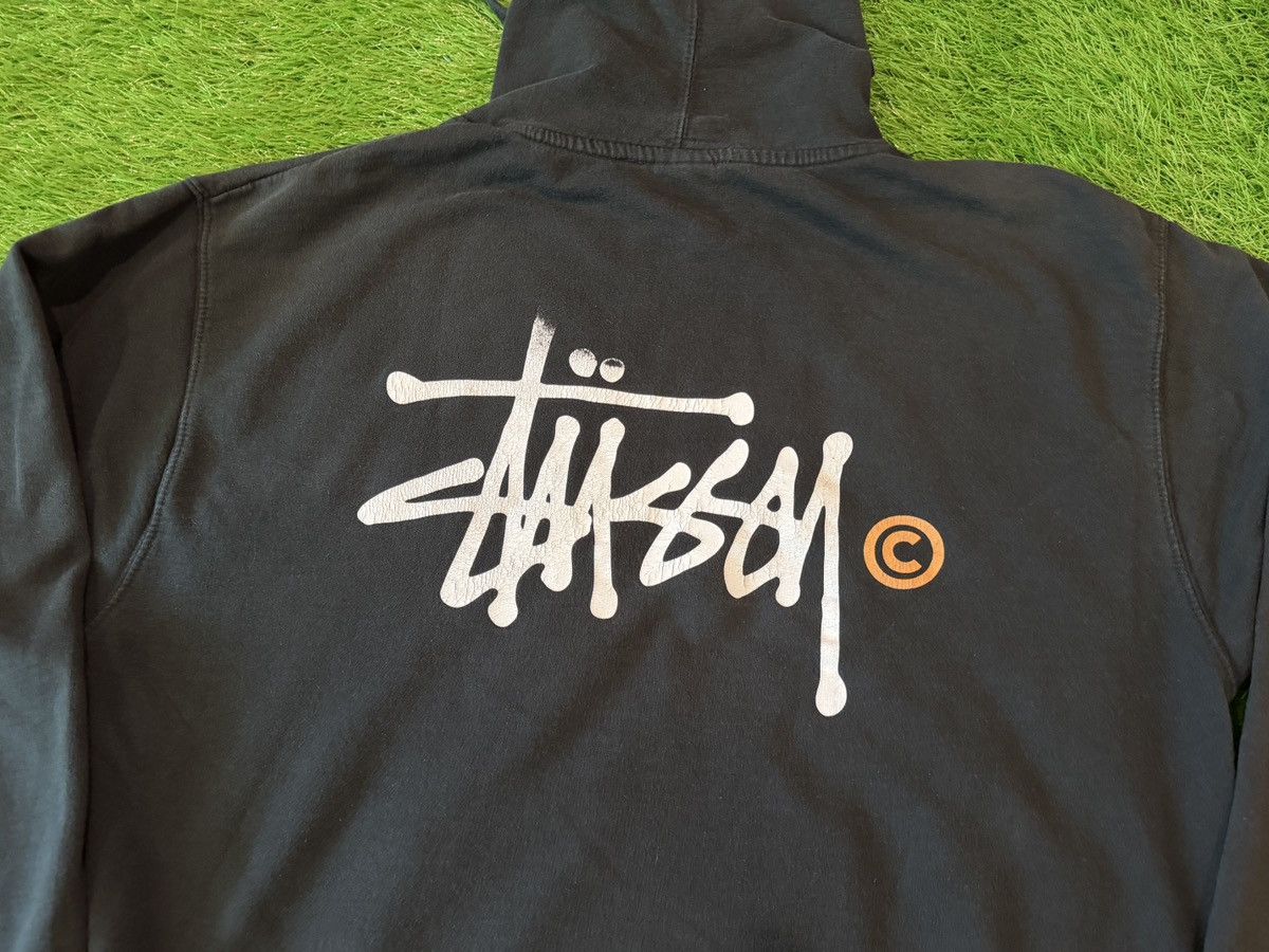 Stussy Vintage Stussy Basic Logo Script Hoodie 90s Made In USA Size US L / EU 52-54 / 3 - 2 Thumbnail