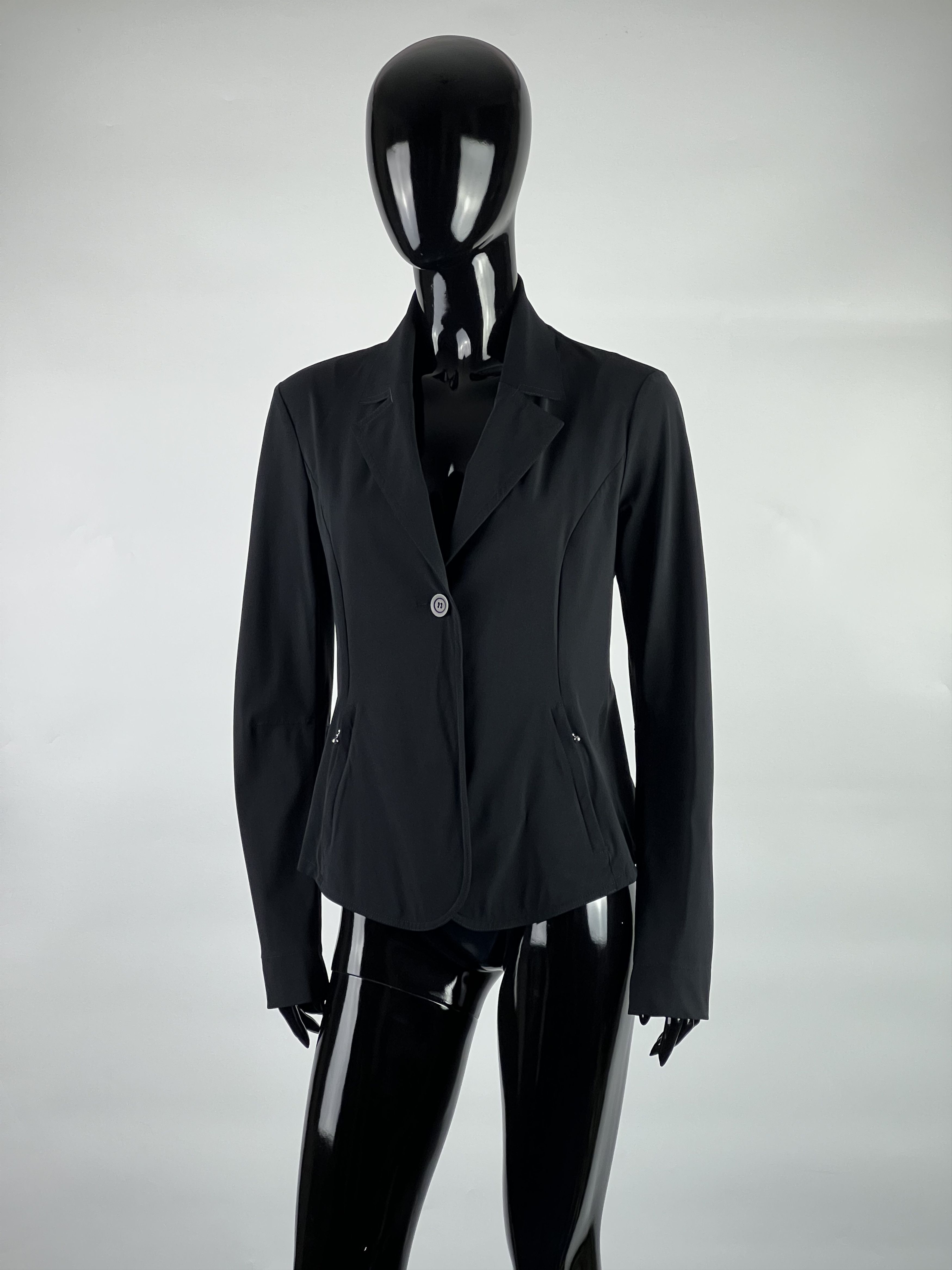 Marithe + Francois Girbaud Marithe Francois Girbaud Black Blazer Jacket Size IT44 US6 Size M / US 6-8 / IT 42-44 - 1 Thumbnail