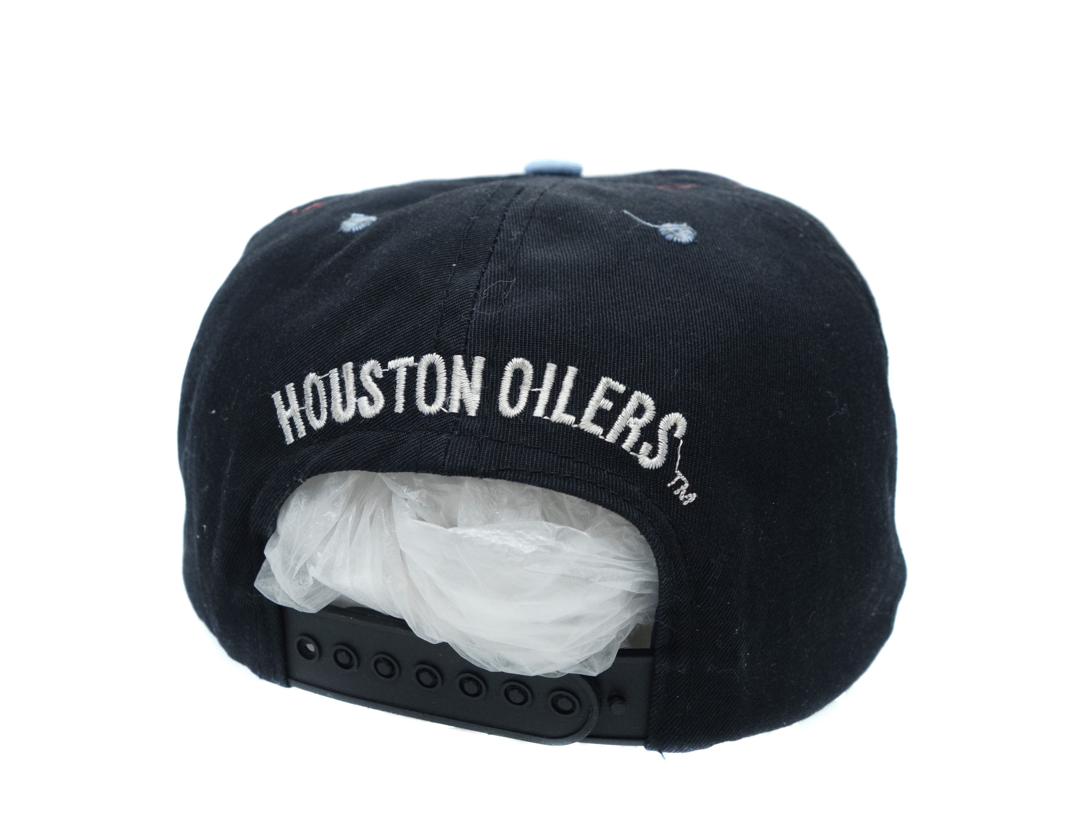 NFL 90s Oilers Houston NFL Vintage Baseball 'AMCAP' Cap Size ONE SIZE - 3 Thumbnail