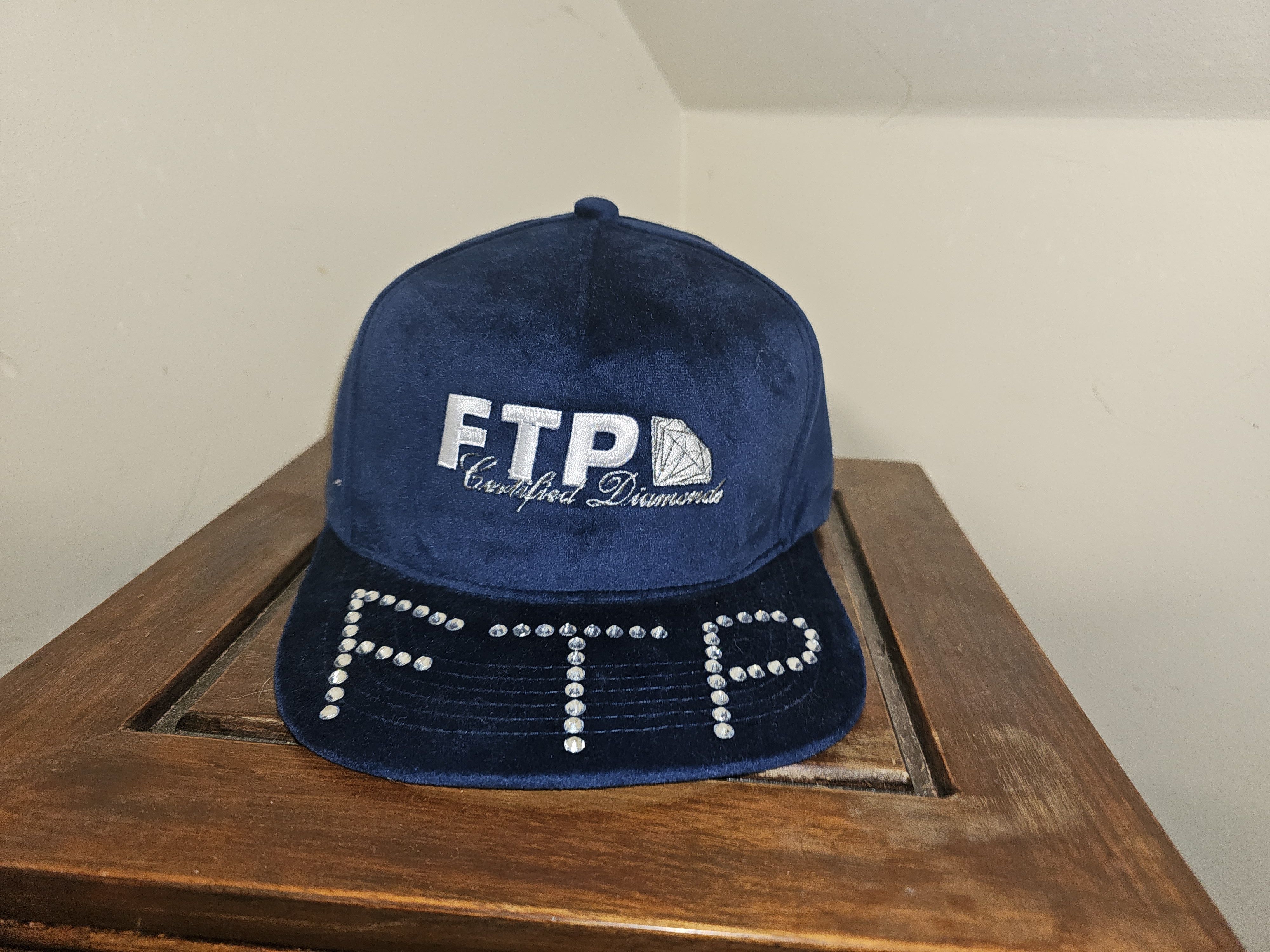 Fuck The Population FTP ROYAL DIAMOND DEALER 5PANEL HAT Size ONE SIZE - 3 Thumbnail