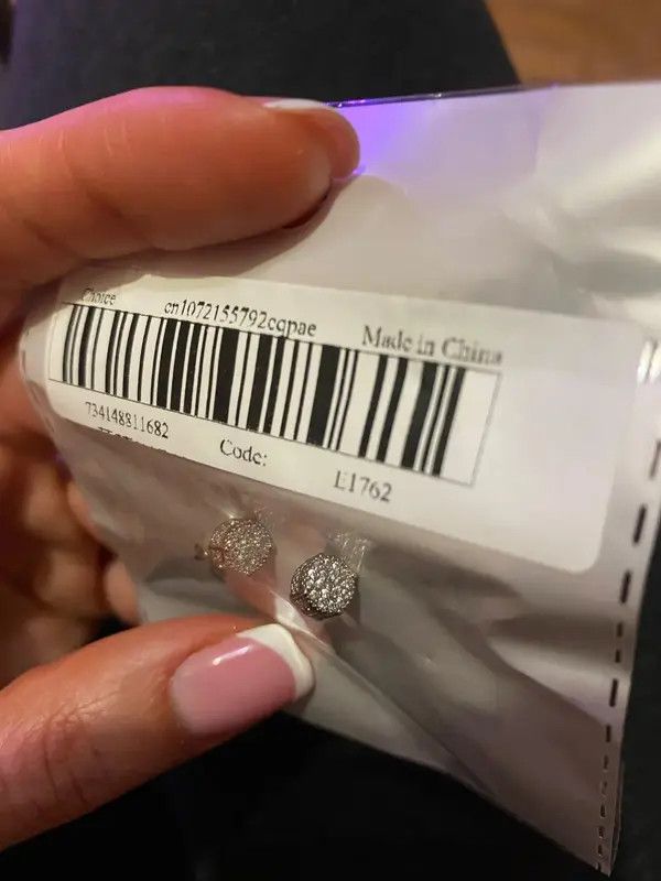 Jewelry Koizumi x azawa White CZ Silver Color Earring Size ONE SIZE - 4 Thumbnail