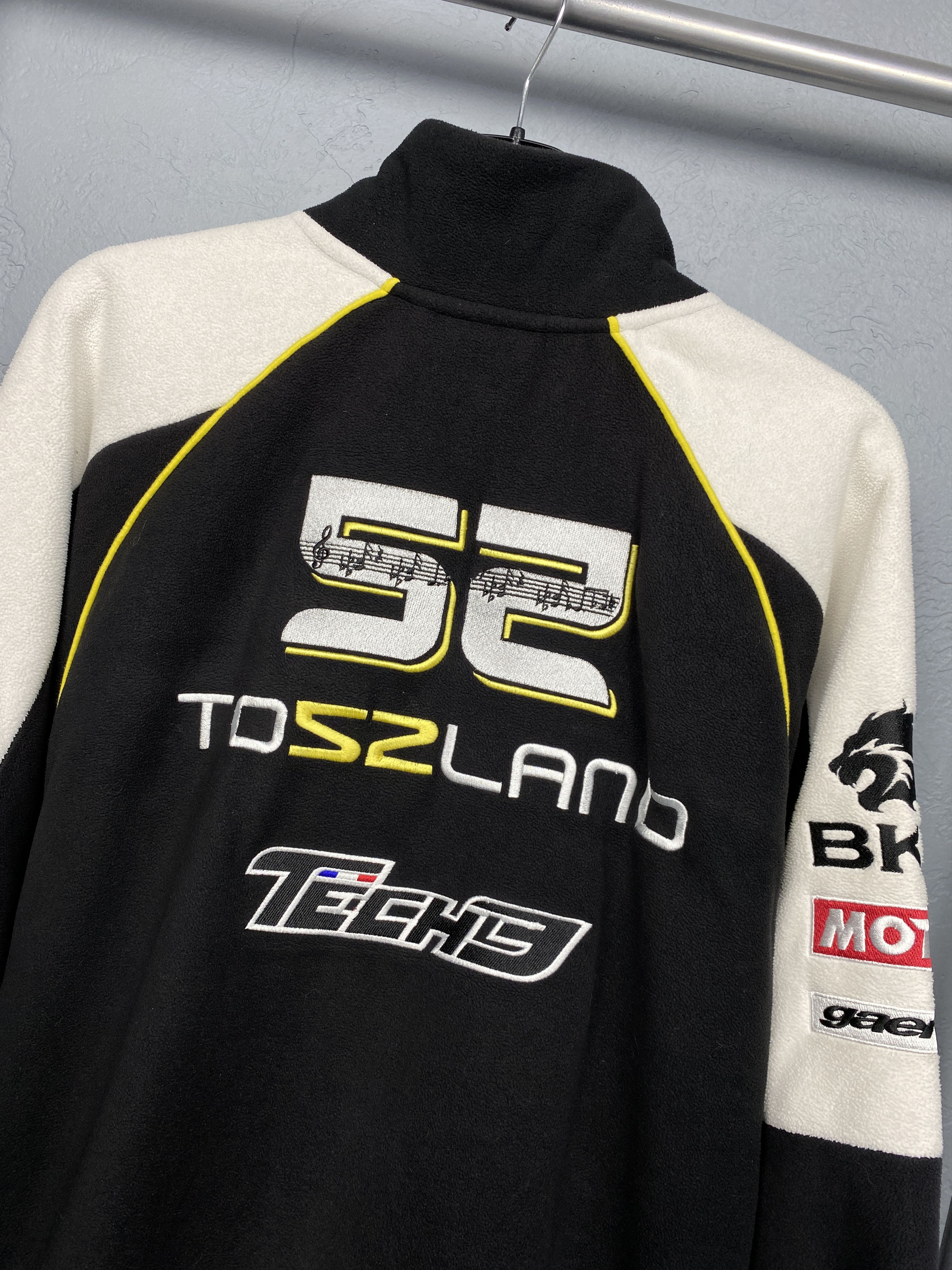 Vintage Toszland 52 Vintage Mens Racing Fleece Jacket Size US XL / EU 56 / 4 - 12 Thumbnail