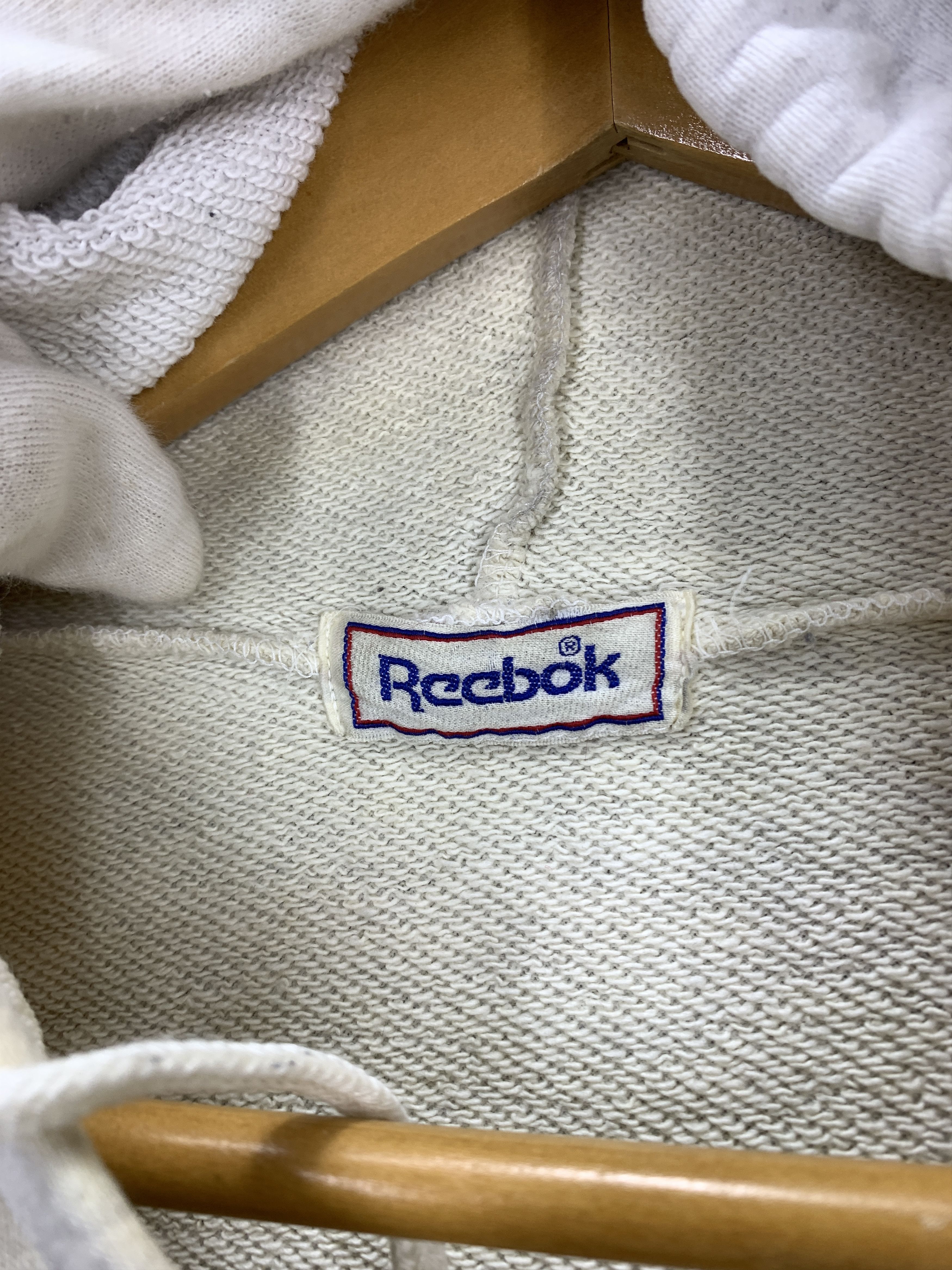 Reebok 90s Vintage REEBOK Distress Hoodie #1905/10 Size US M / EU 48-50 / 2 - 10 Thumbnail
