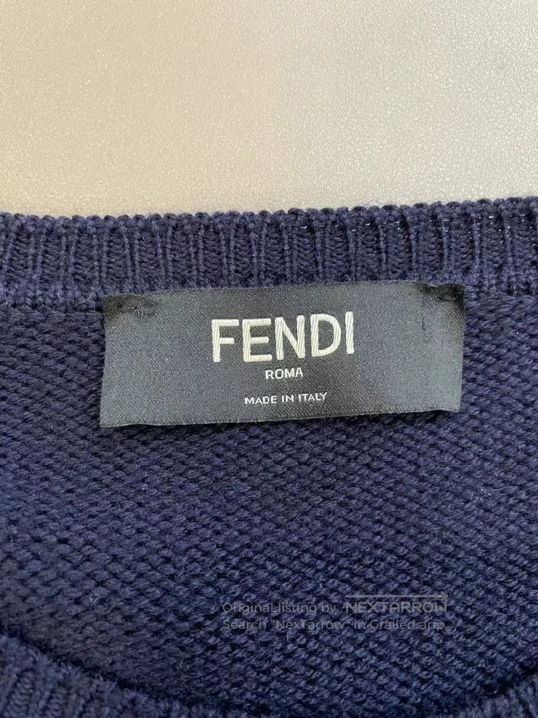 Fendi Fendi Unisex Long Sleeve Knit Sweater. Size US M / EU 48-50 / 2 - 4 Thumbnail
