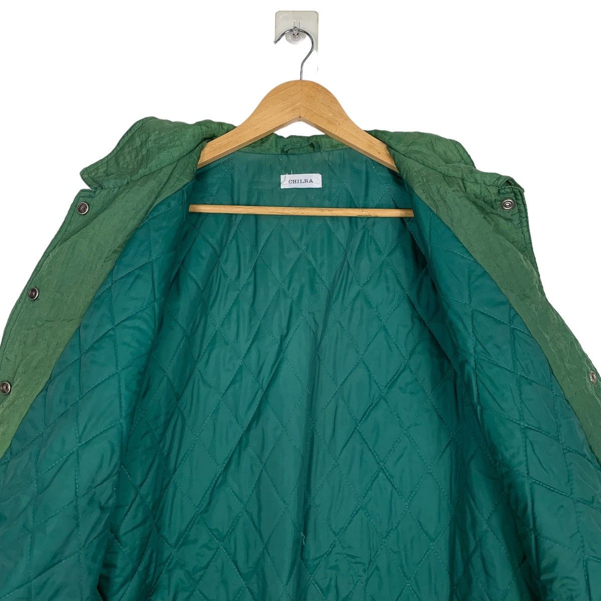 Japanese Brand CHILRA Stall Cast River Logo Faded Green Jacket #1028-C46 Size US L / EU 52-54 / 3 - 12 Thumbnail