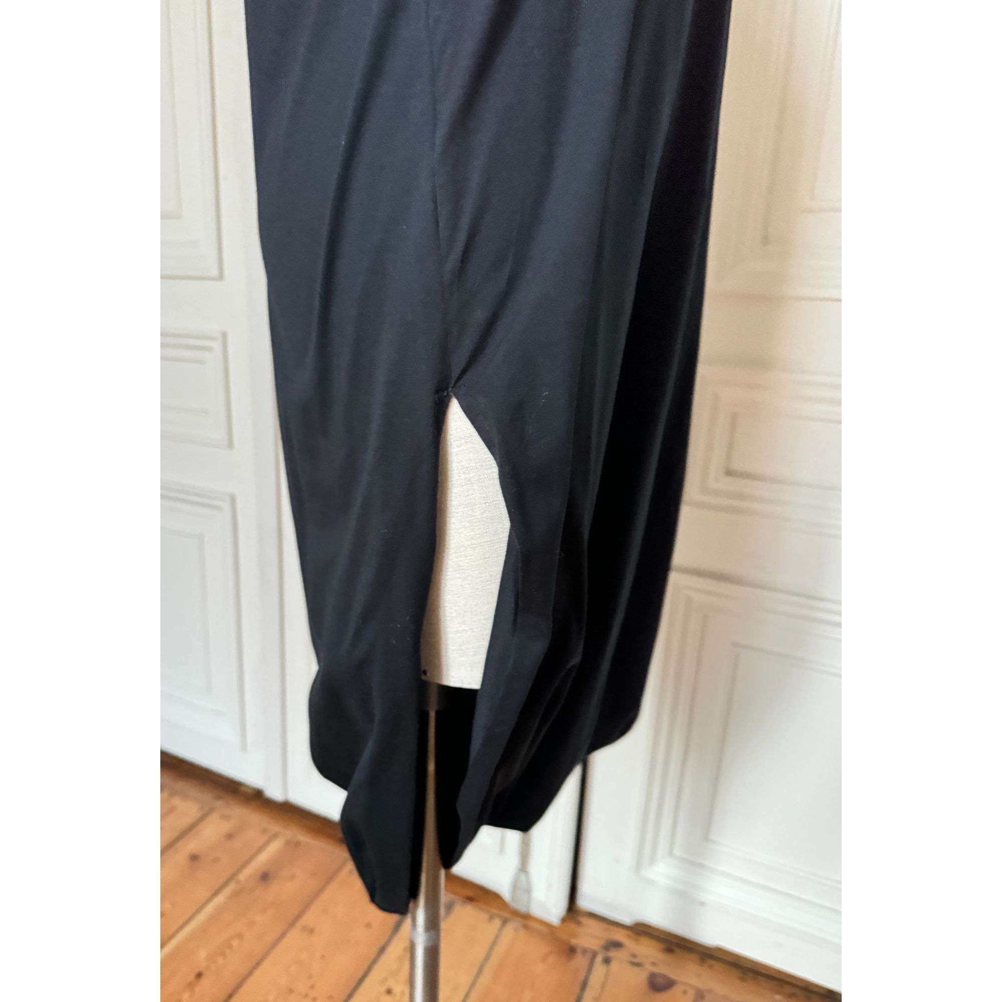 Maison Margiela SS 2008 Black Jersey Cocoon Dress Size M / US 6-8 / IT 42-44 - 4 Thumbnail