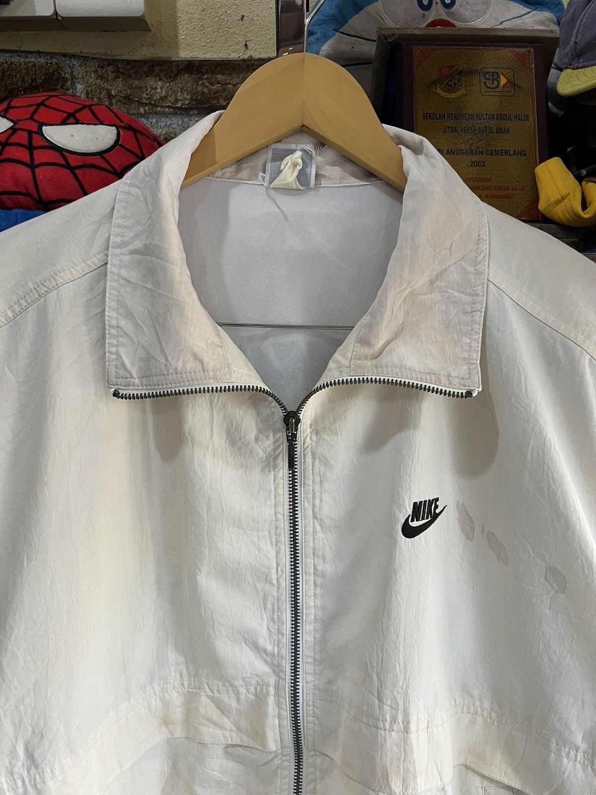 Nike 🔥Vintage Nike Air Zipper Jacket Size US XL / EU 56 / 4 - 3 Thumbnail