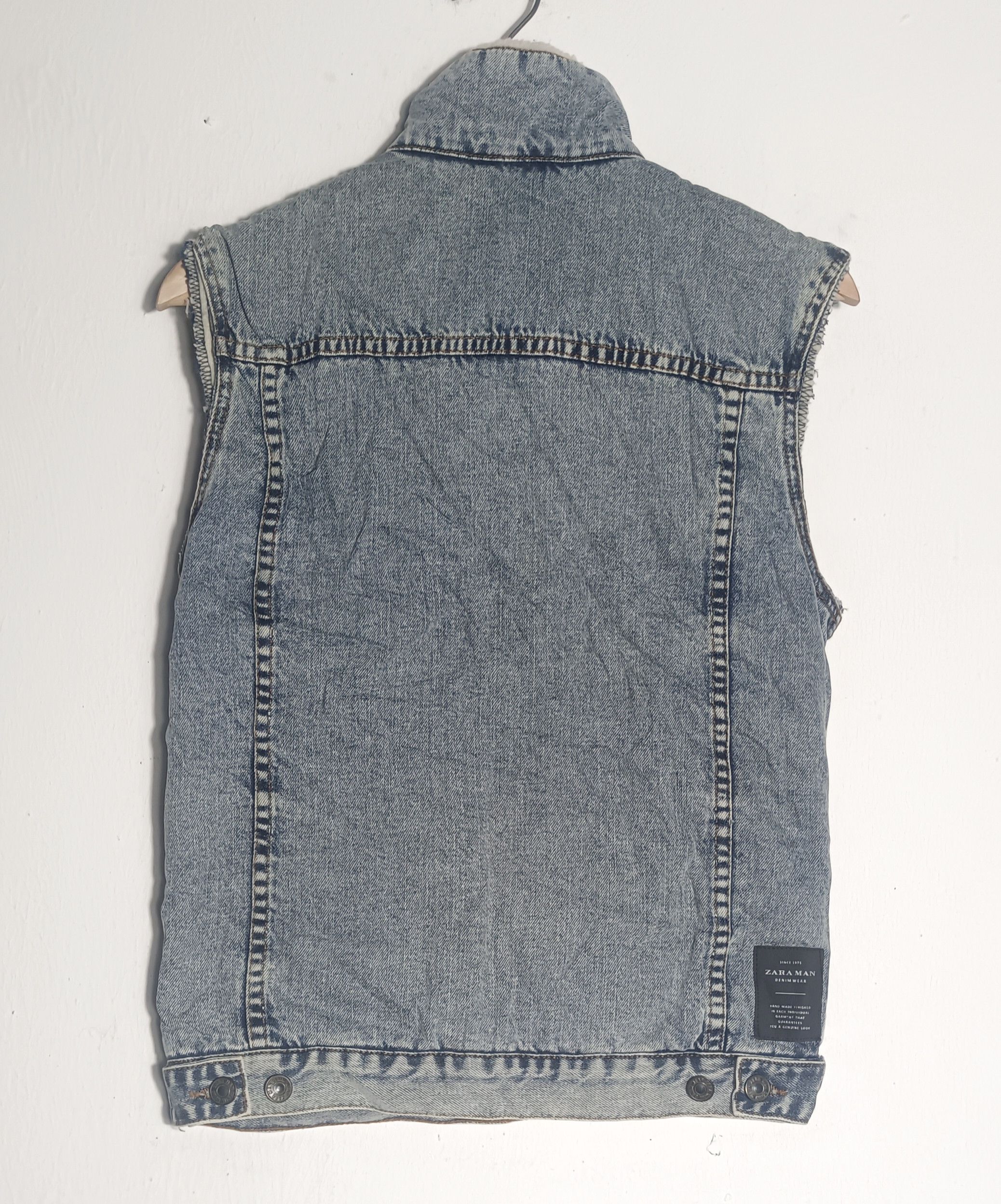 Vintage × Zara 💥Zara Man Denim Collection Wear Vest Size US S / EU 44-46 / 1 - 3 Thumbnail