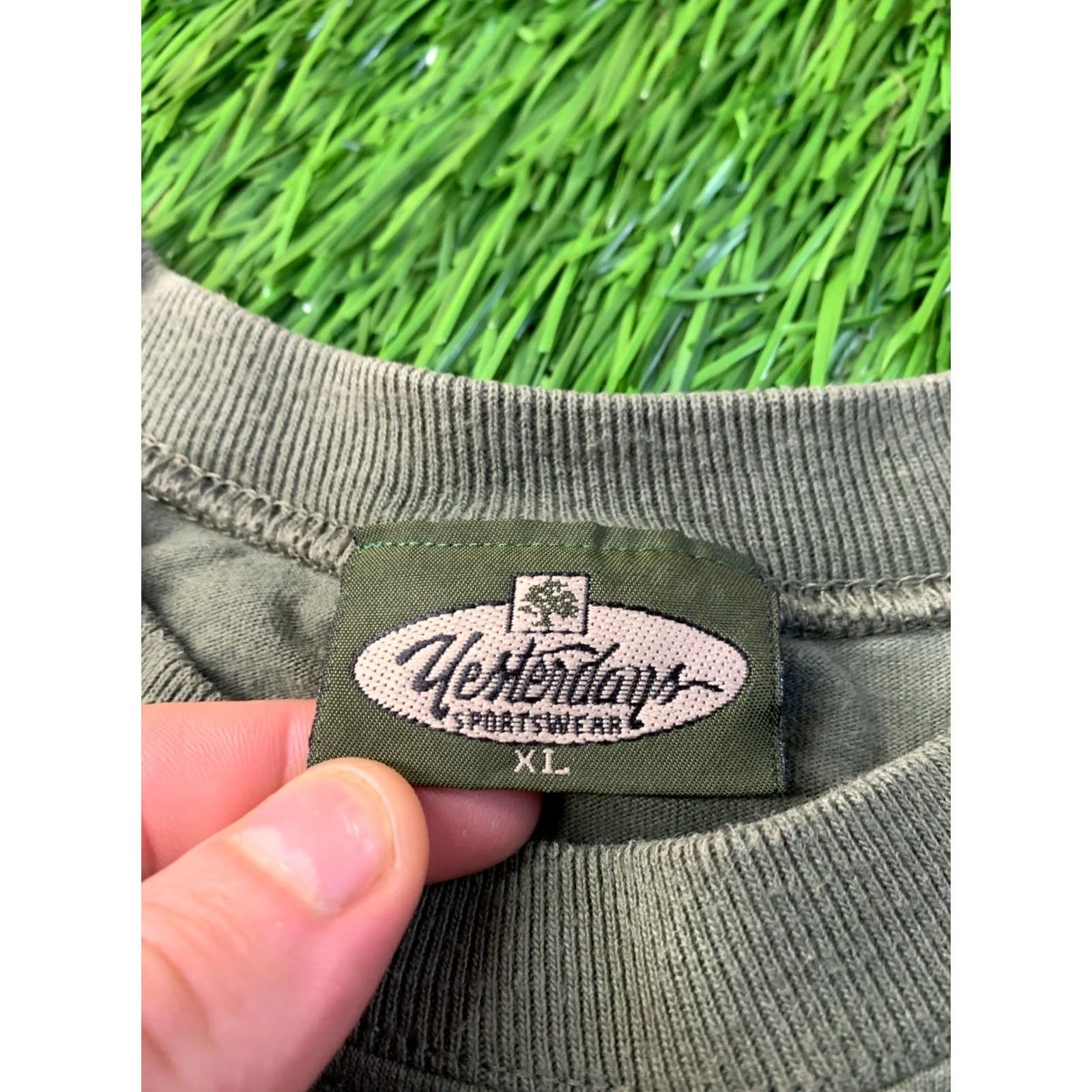 Vintage FT. LAUDERDALE FLORIDA 1994 VINTAGE Yesterdays MEN SHIRT OLIVE XL 1990s Jersey City Print Size US XL / EU 56 / 4 - 5 Thumbnail