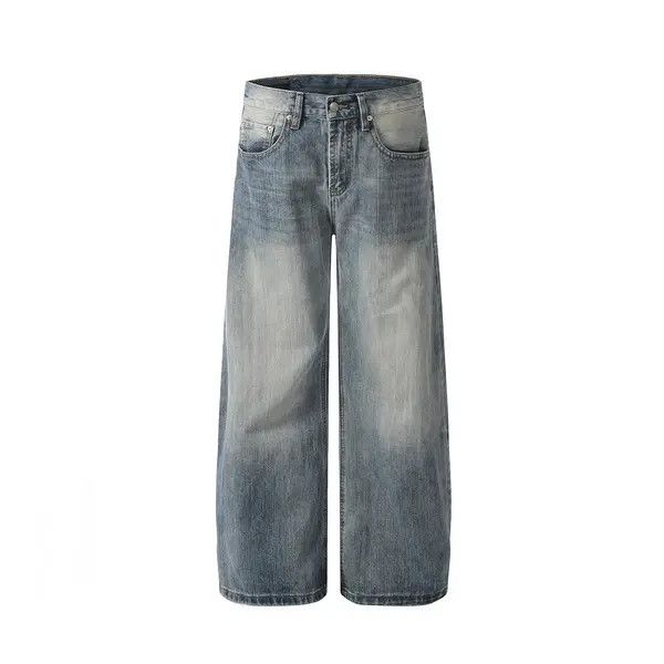 Japanese Brand VIBE Men's American retro washed gradient distressed jeans Size US 32 / EU 48 - 1 Thumbnail