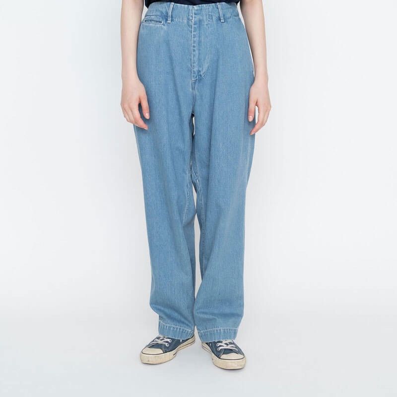 Nanamica nanamica FW 23- Wide Denim Pants - Indigo Bleached Size US 32 / EU 48 - 2 Thumbnail