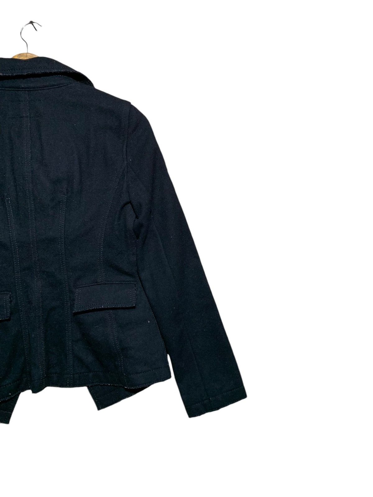 Armani × Armani Collezioni 🔥ARMANI JEANS WOOL JACKETS BLACK Size M / US 6-8 / IT 42-44 - 7 Thumbnail