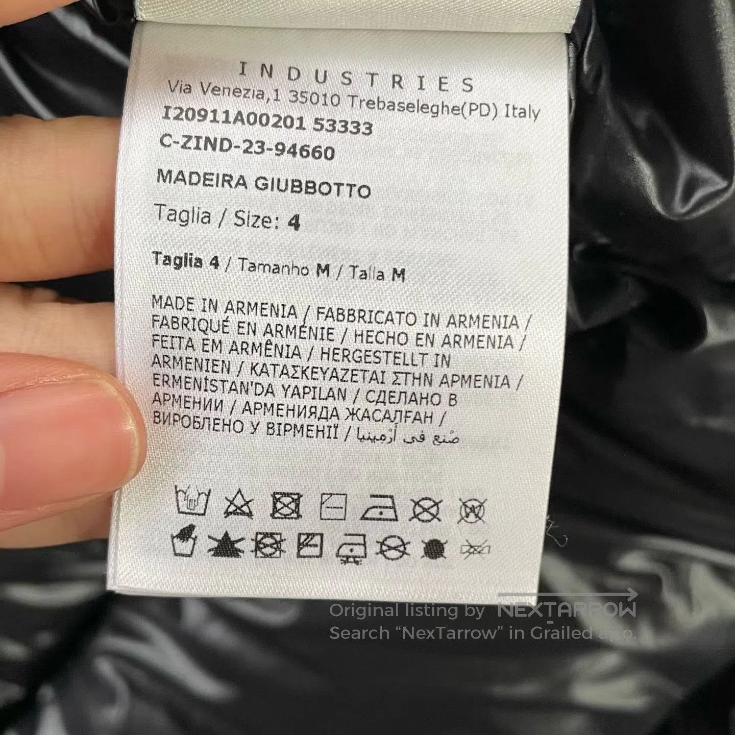 Moncler Moncler Madeira Black Down Jacket. Size US XL / EU 56 / 4 - 4 Thumbnail