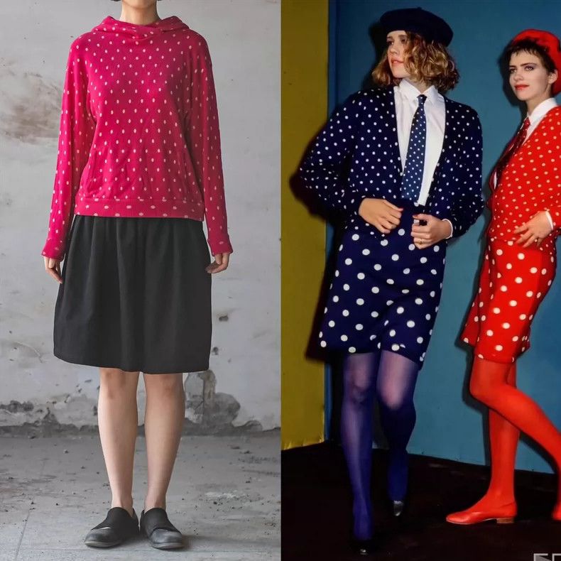 Kenzo KENZO Elegant burgundy polka dot knit sweater with hood Size M / US 6-8 / IT 42-44 - 1 Thumbnail