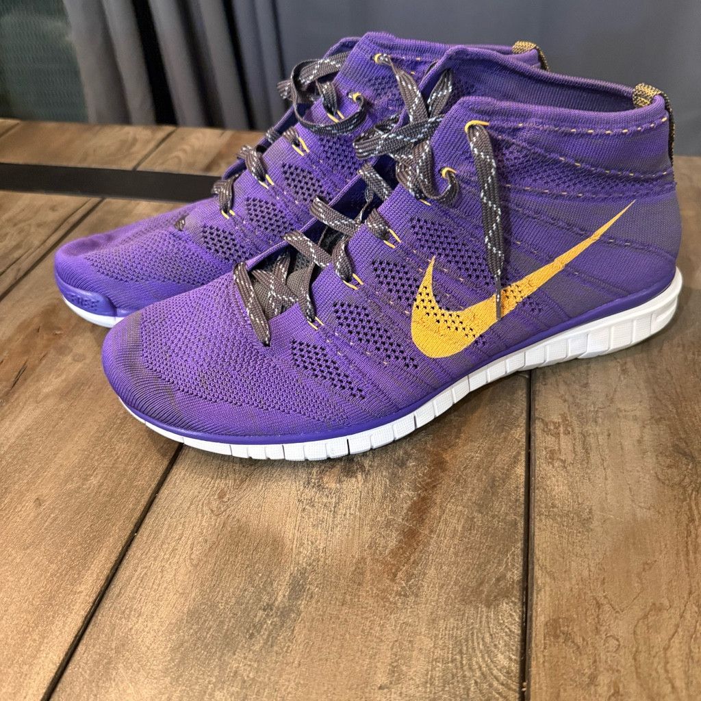 Nike NIKE FREE FLYKNIT CHUKKA HYPER GRAPE MENS SHOE SIZE 13 Size US 13 / EU 46 - 1 Thumbnail