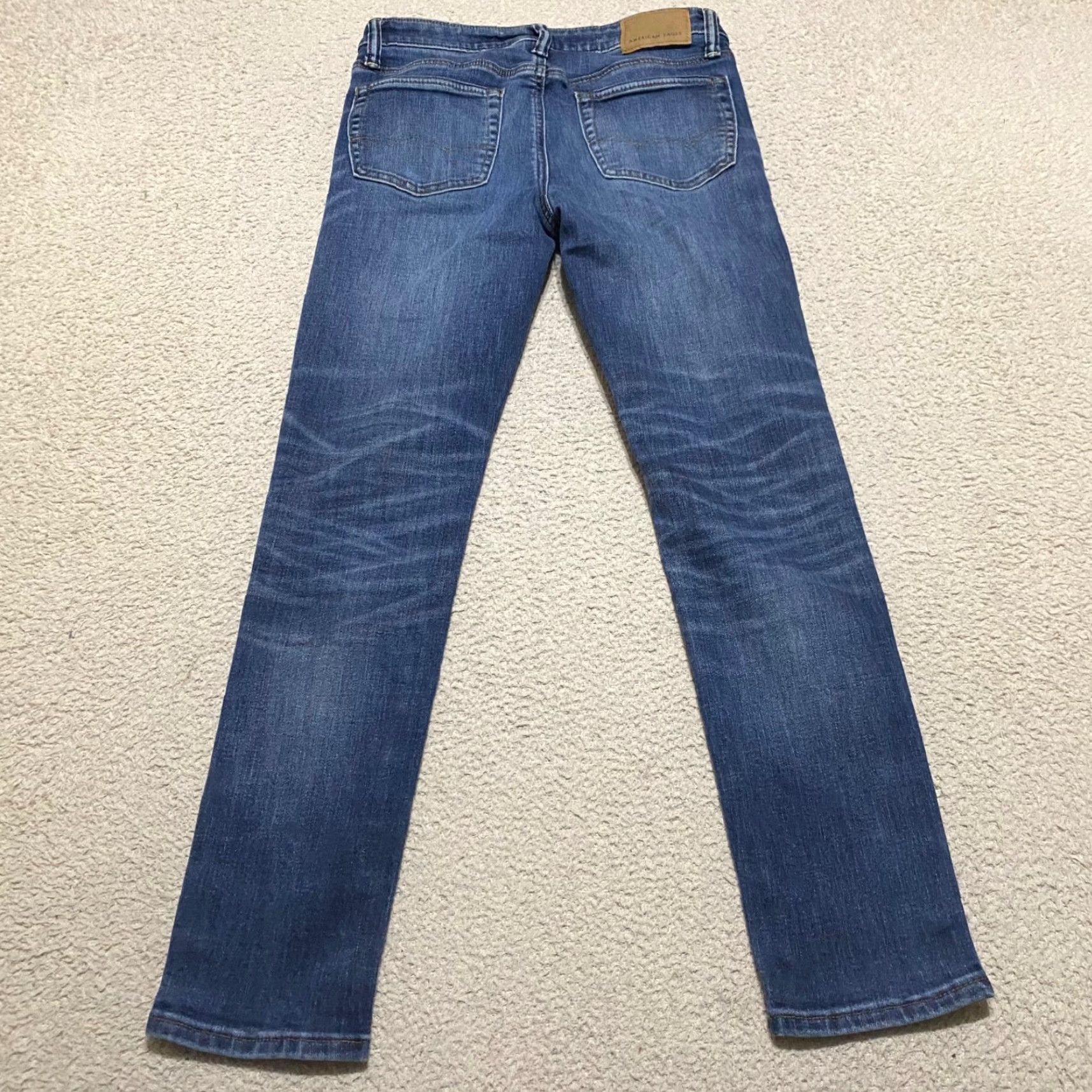 American Eagle Outfitters American Eagle Outfitters Jeans Main Selling Point Denim 29x30 Blue Low Rise Skinny 5-Pocket Mens Size US 28 / EU 44 - 2 Thumbnail