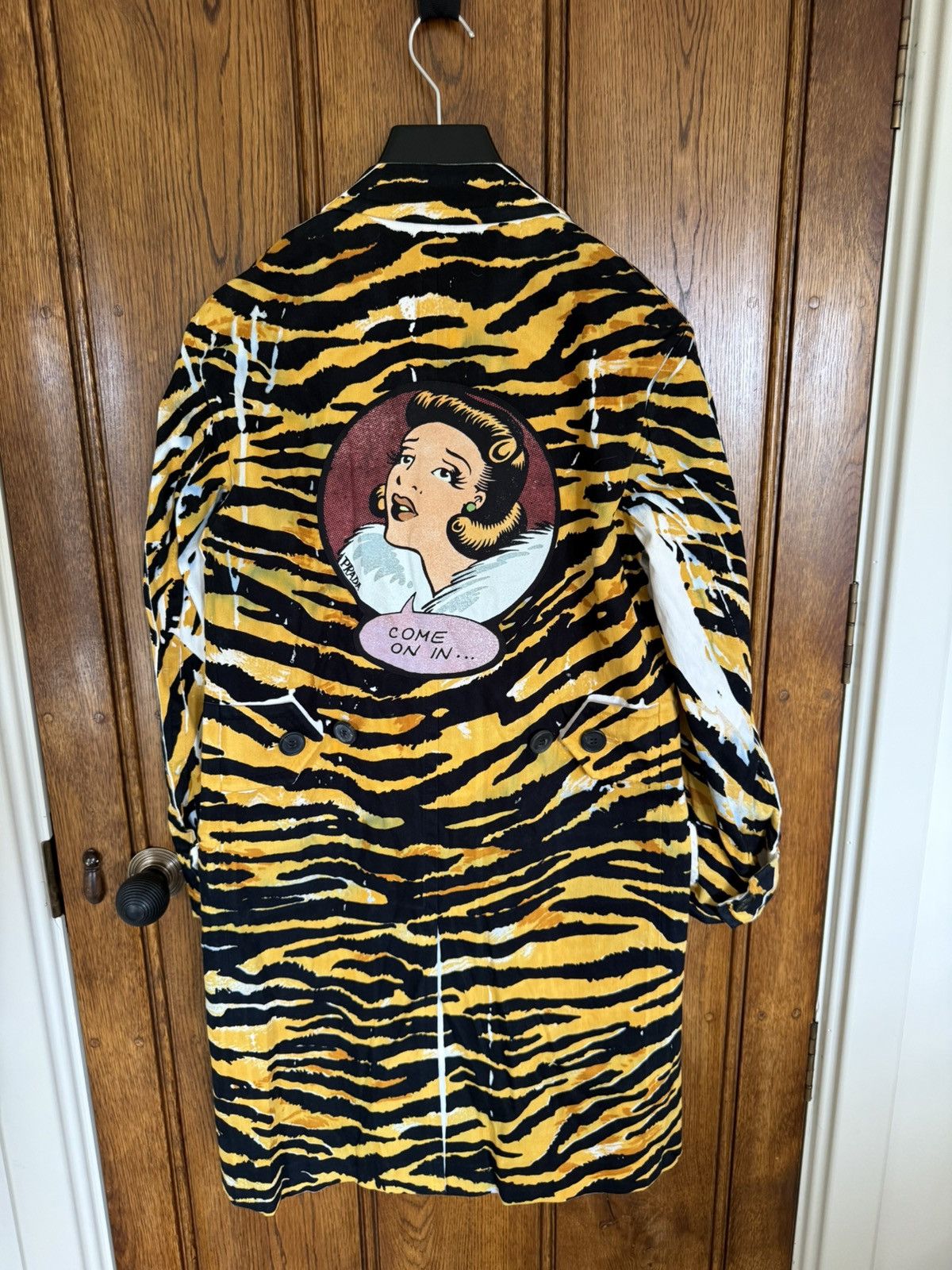 Prada SS18 Prada come on in tiger coat Archive grail coat jacket Size US S / EU 44-46 / 1 - 1 Thumbnail