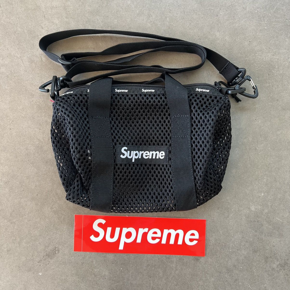 Supreme MESH MINI DUFFLE BAG | Grailed 