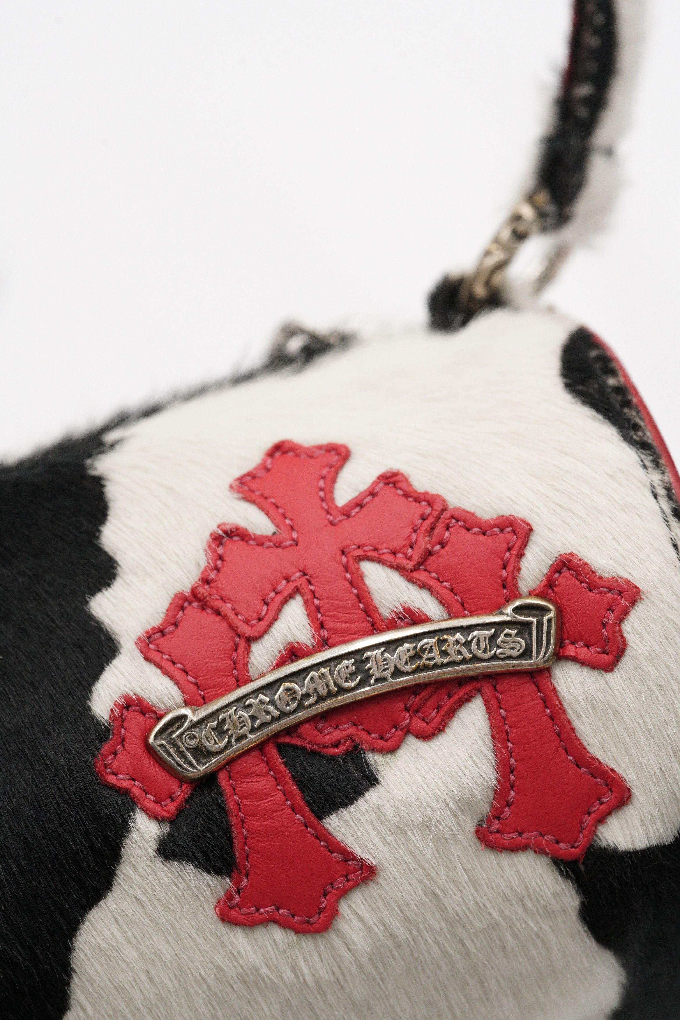 Chrome Hearts Chrome Hearts Pony Hair Cow Stripe Grinds Mini Handbag Size ONE SIZE - 5 Thumbnail